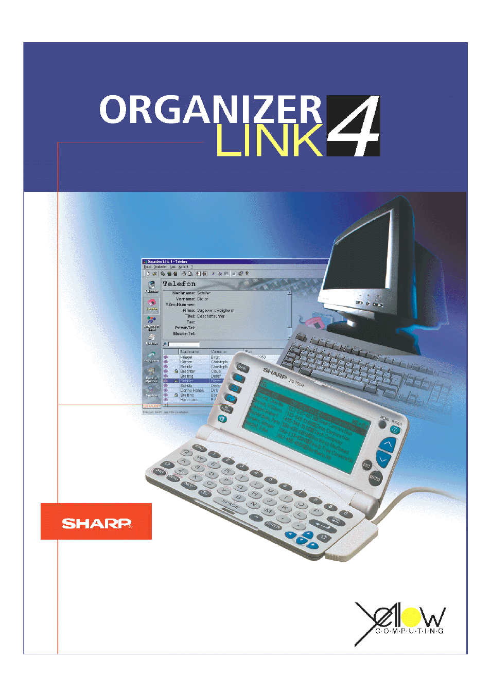 Sharp ORGANIZER Link4 User Manual | 35 pages