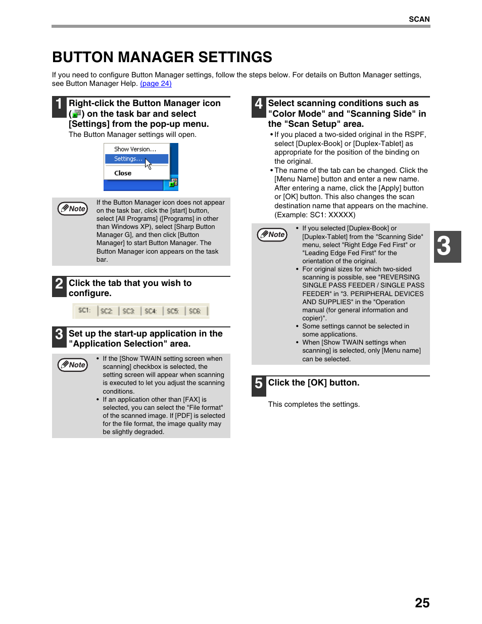 Button manager settings | Sharp AR-M162 User Manual | Page 118 / 372