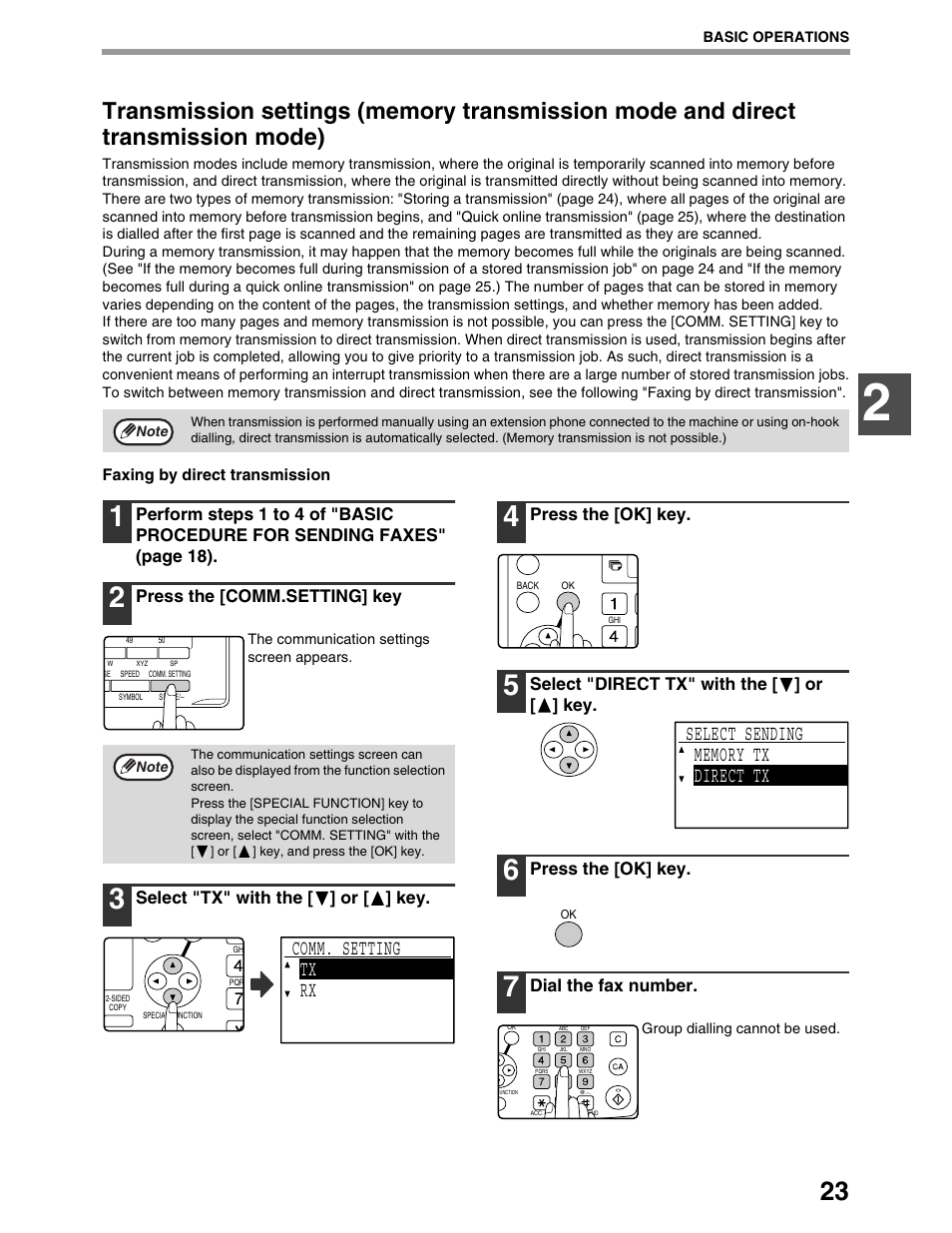 Comm. setting tx rx | Sharp AR-M162 User Manual | Page 152 / 372