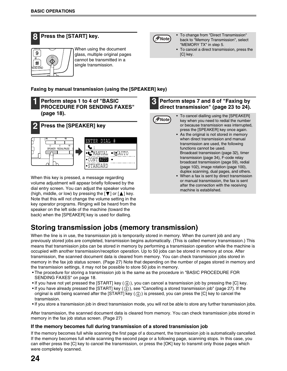 Enter dial # : manual auto cont standard | Sharp AR-M162 User Manual | Page 153 / 372