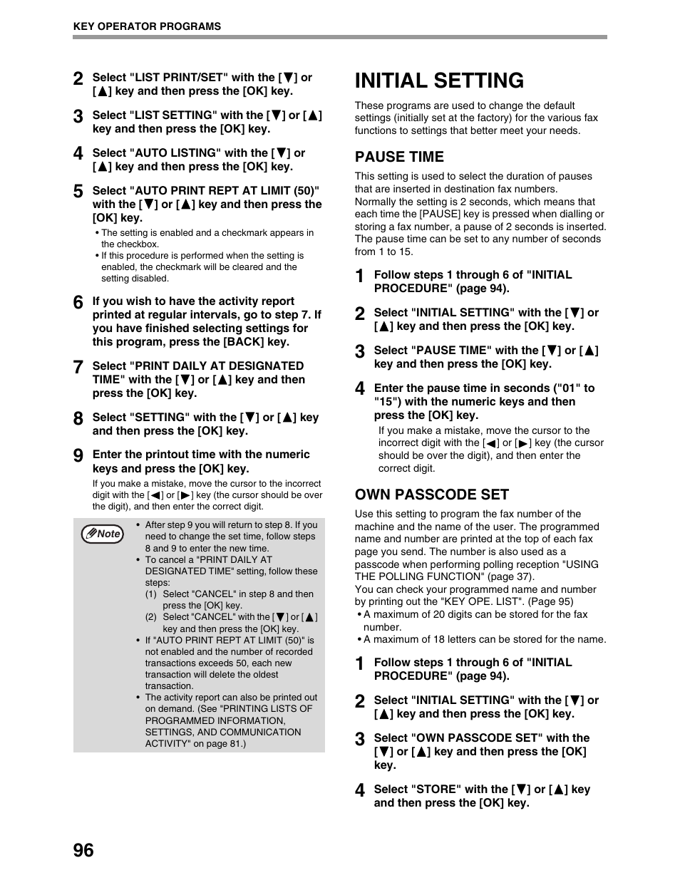 Initial setting | Sharp AR-M162 User Manual | Page 225 / 372