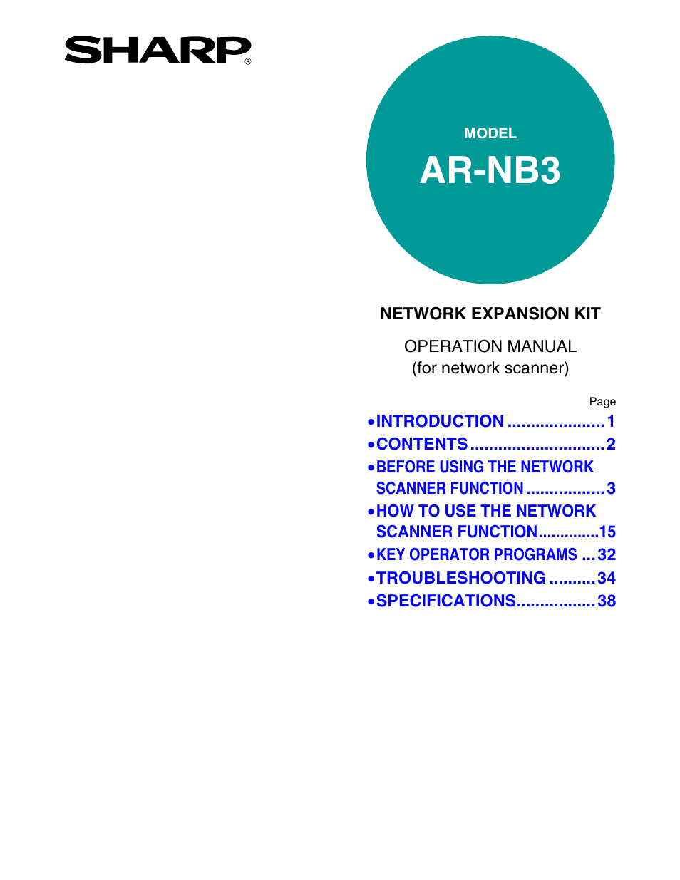 Ar-nb3 | Sharp AR-M162 User Manual | Page 244 / 372