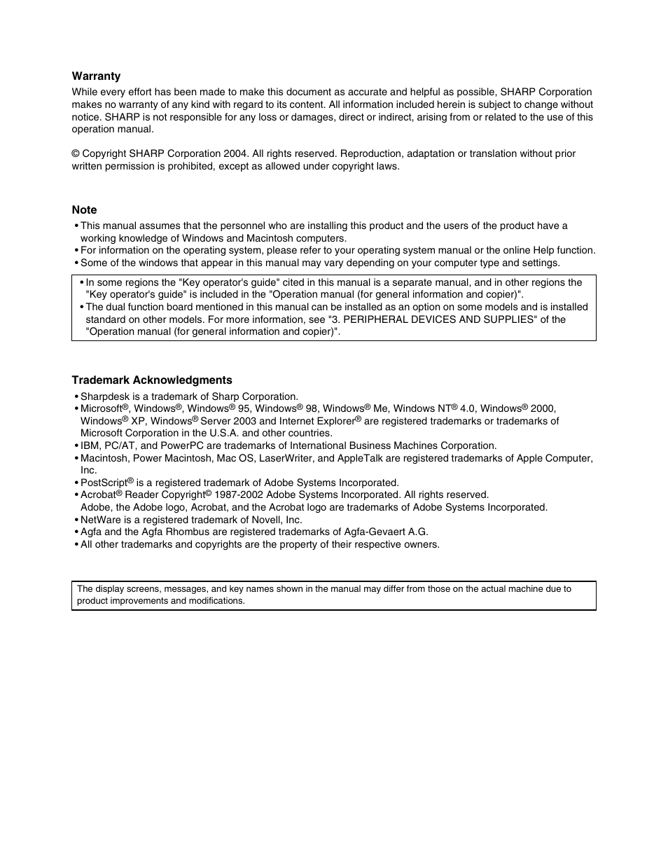 Sharp AR-M162 User Manual | Page 326 / 372