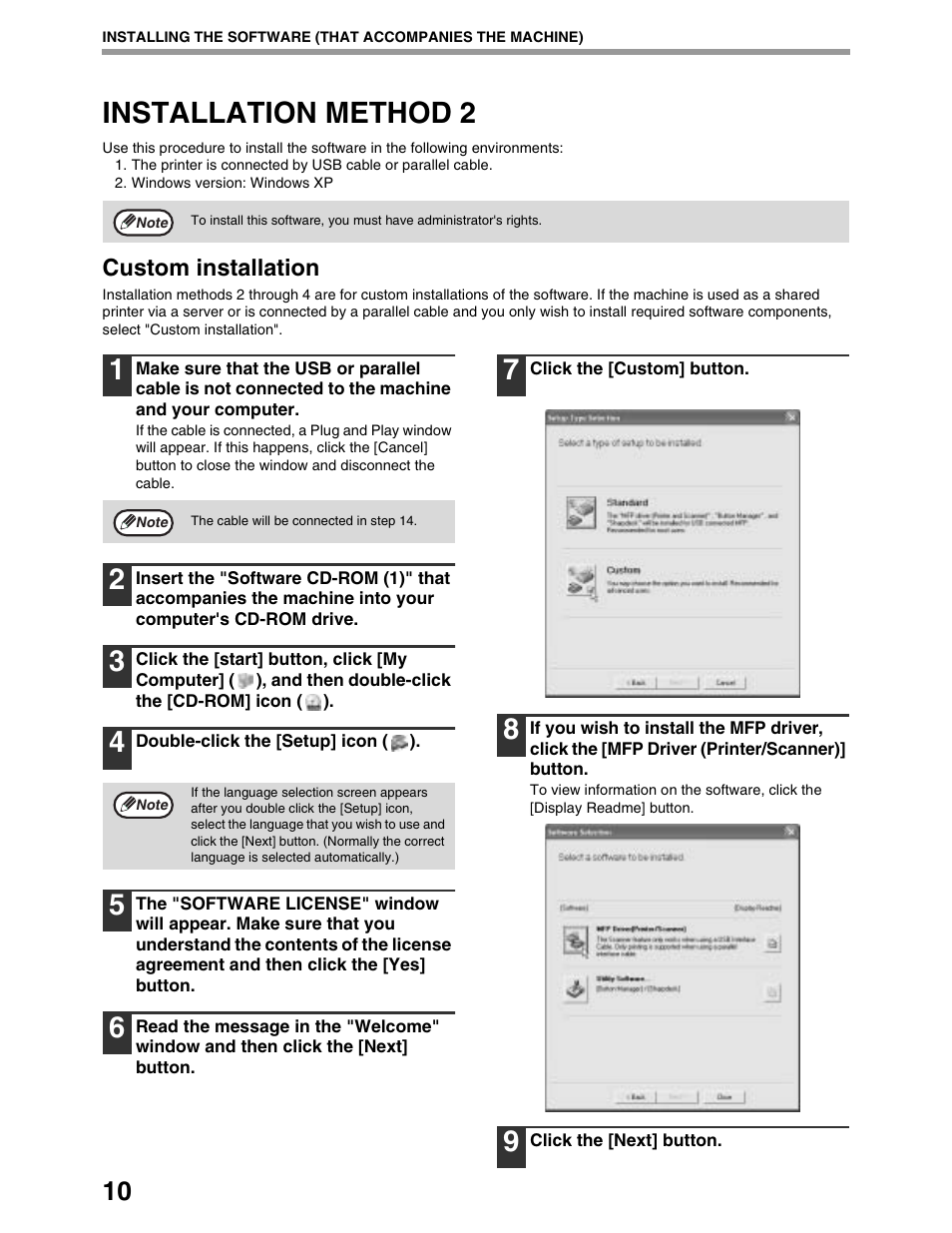 Installation method 2 | Sharp AR-M162 User Manual | Page 336 / 372