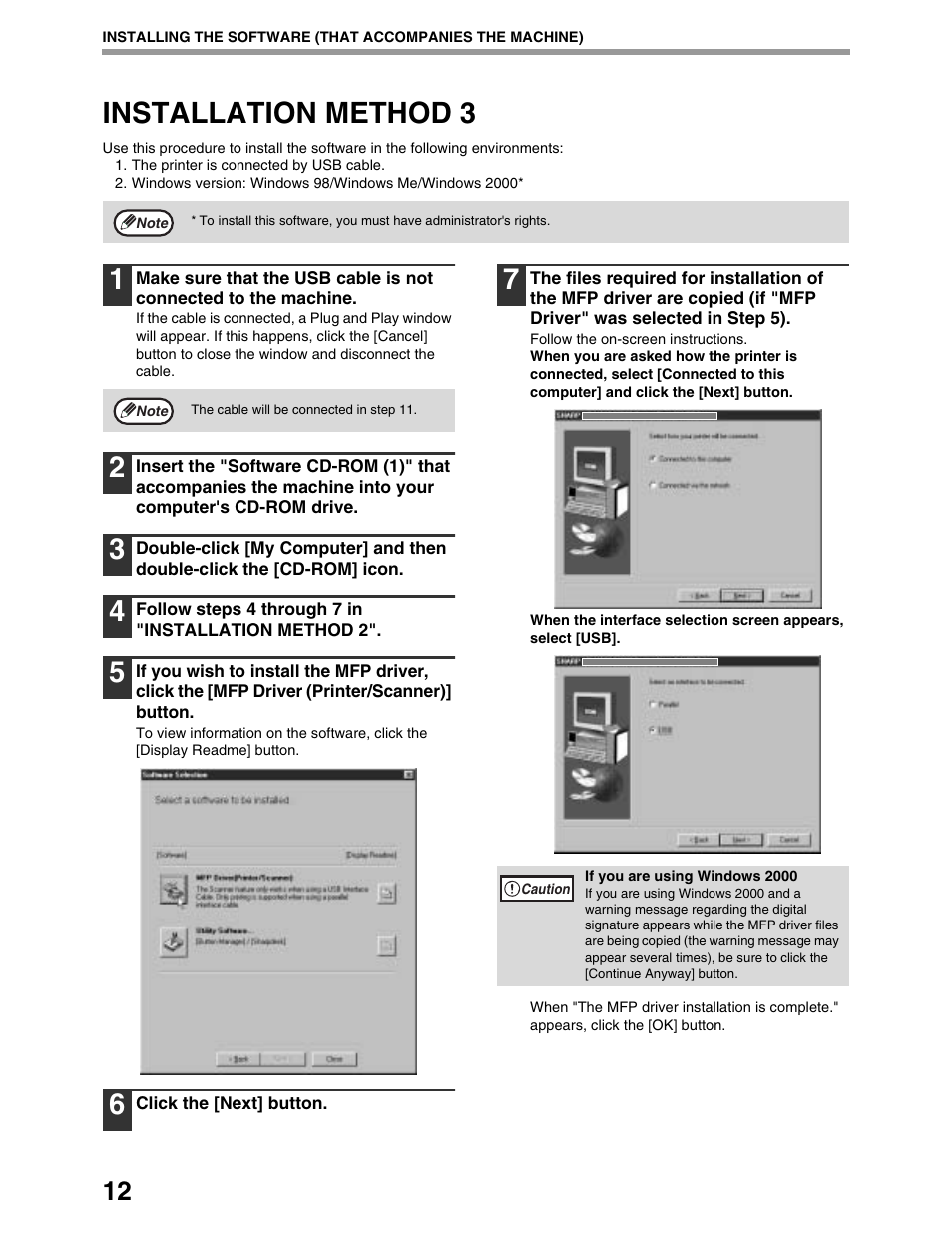 Installation method 3 | Sharp AR-M162 User Manual | Page 338 / 372