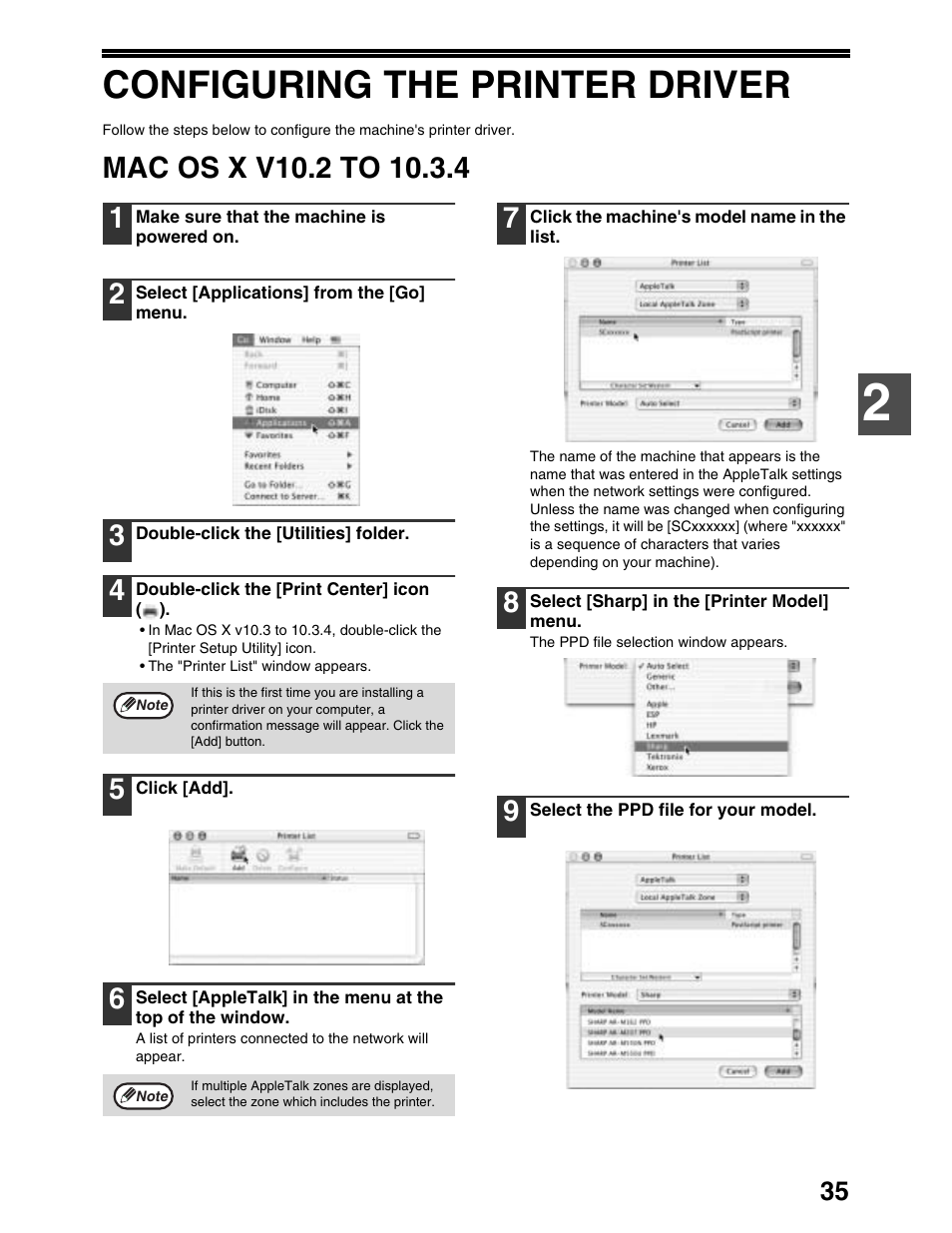 Configuring the printer driver | Sharp AR-M162 User Manual | Page 361 / 372