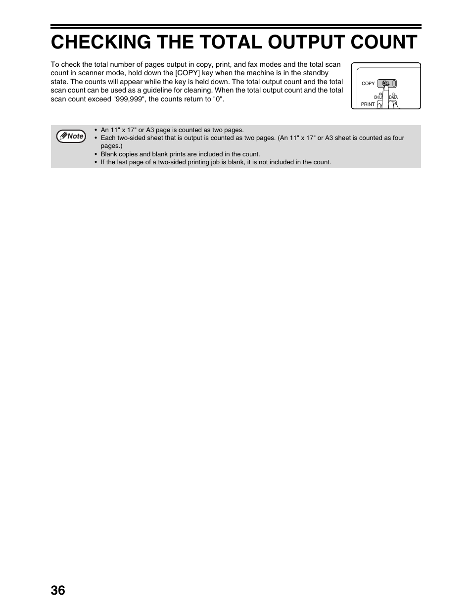 Checking the total output count | Sharp AR-M162 User Manual | Page 38 / 372