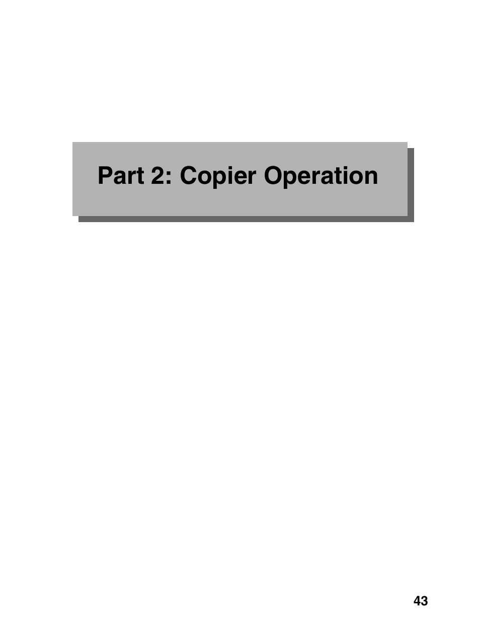 Part 2: copier operation | Sharp AR-M162 User Manual | Page 45 / 372