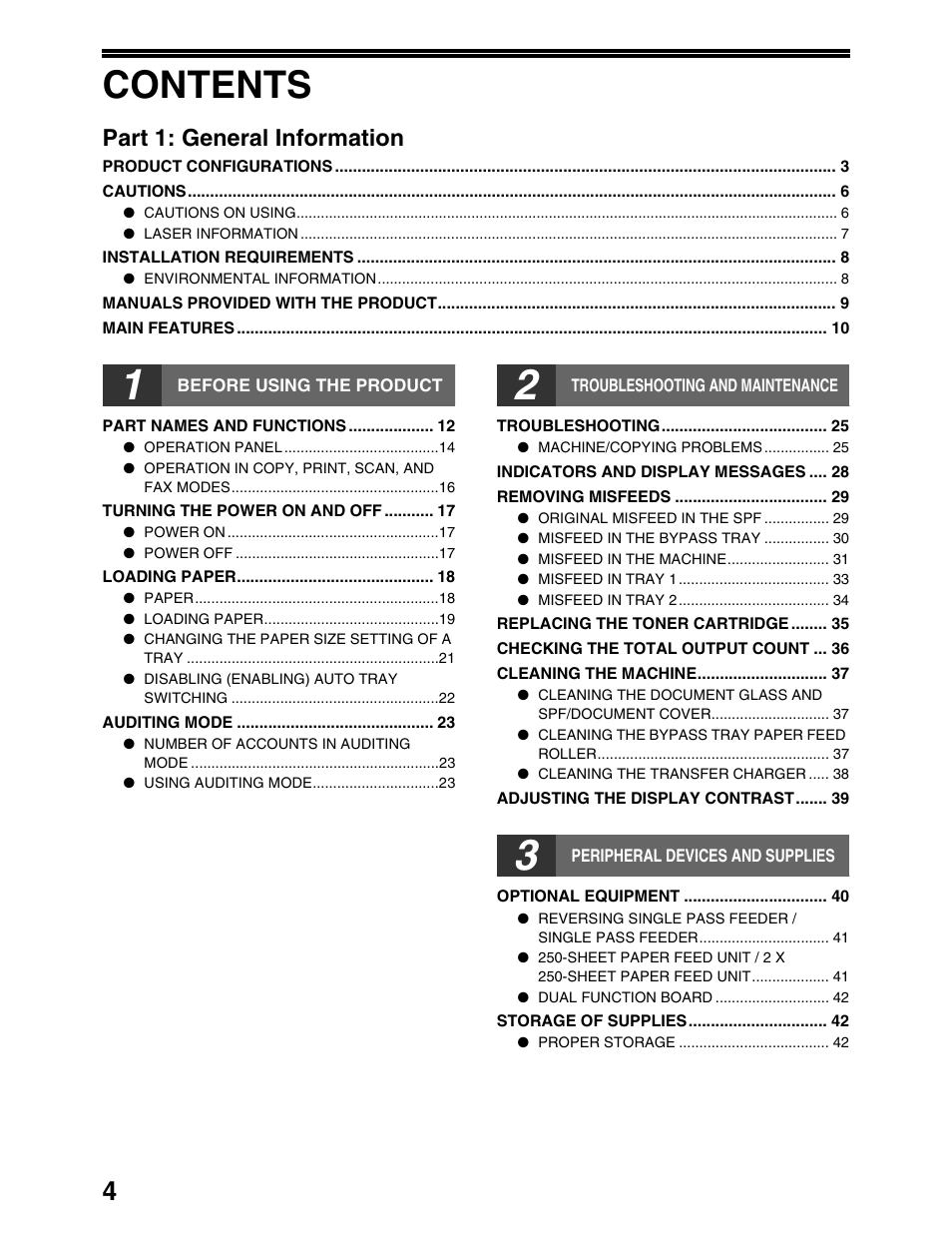 Sharp AR-M162 User Manual | Page 6 / 372