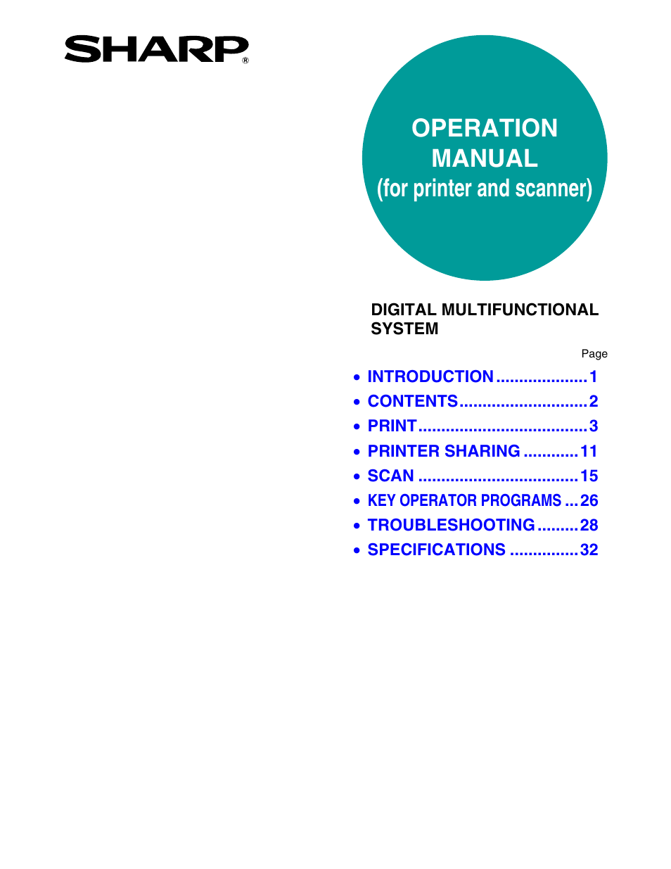 Operation manual (for printer and scanner) | Sharp AR-M162 User Manual | Page 93 / 372