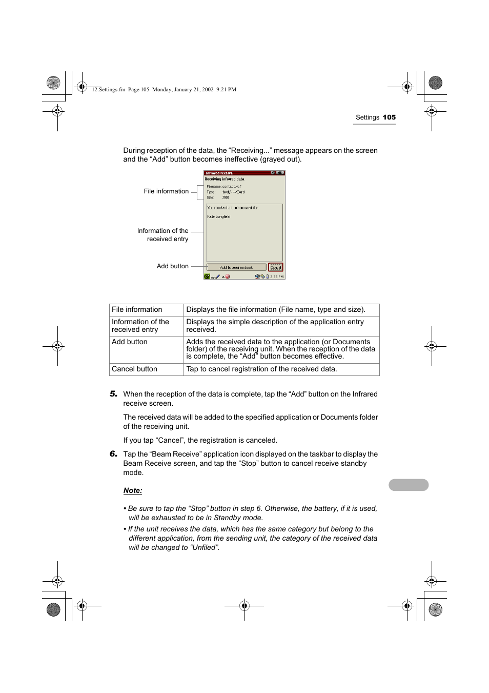 Sharp SL-5500 User Manual | Page 110 / 148