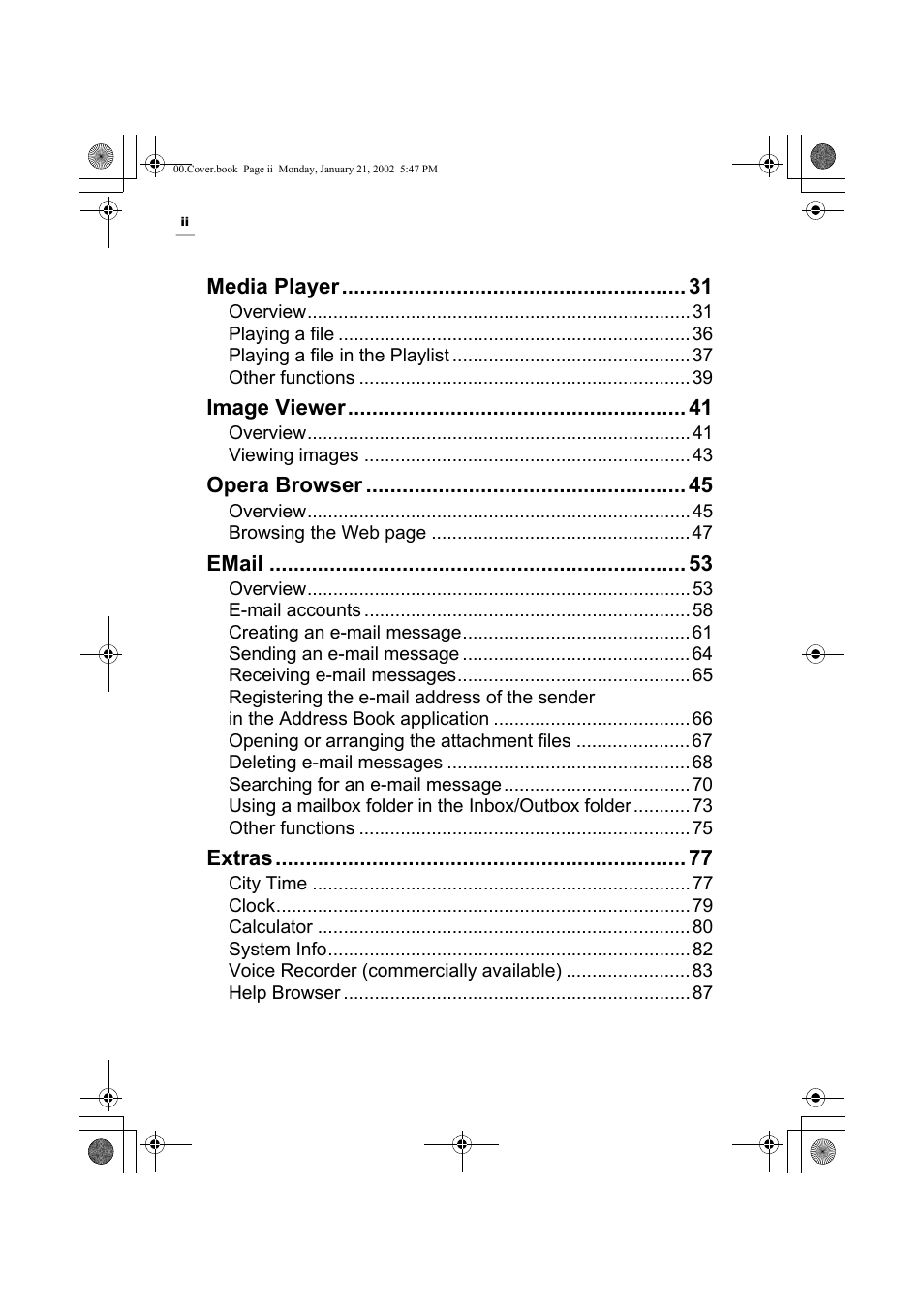 Sharp SL-5500 User Manual | Page 3 / 148