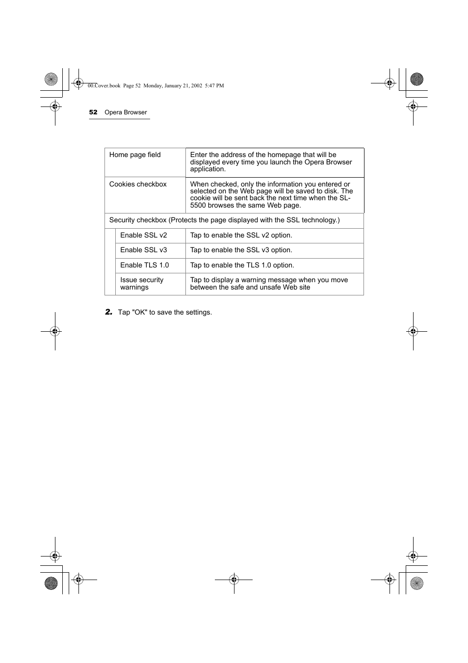 Sharp SL-5500 User Manual | Page 57 / 148