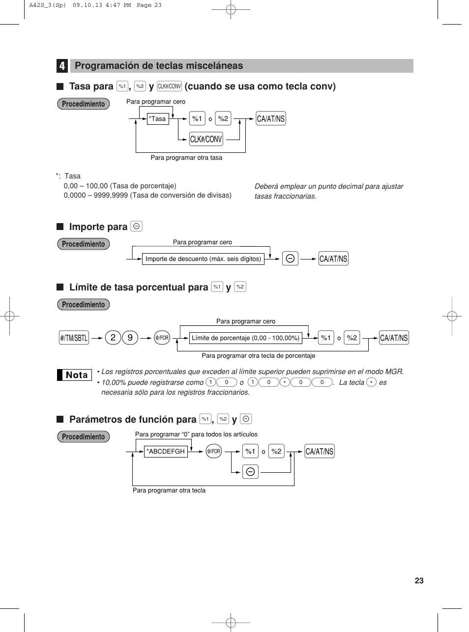 S@ 29 | Sharp XE-A42S User Manual | Page 107 / 132