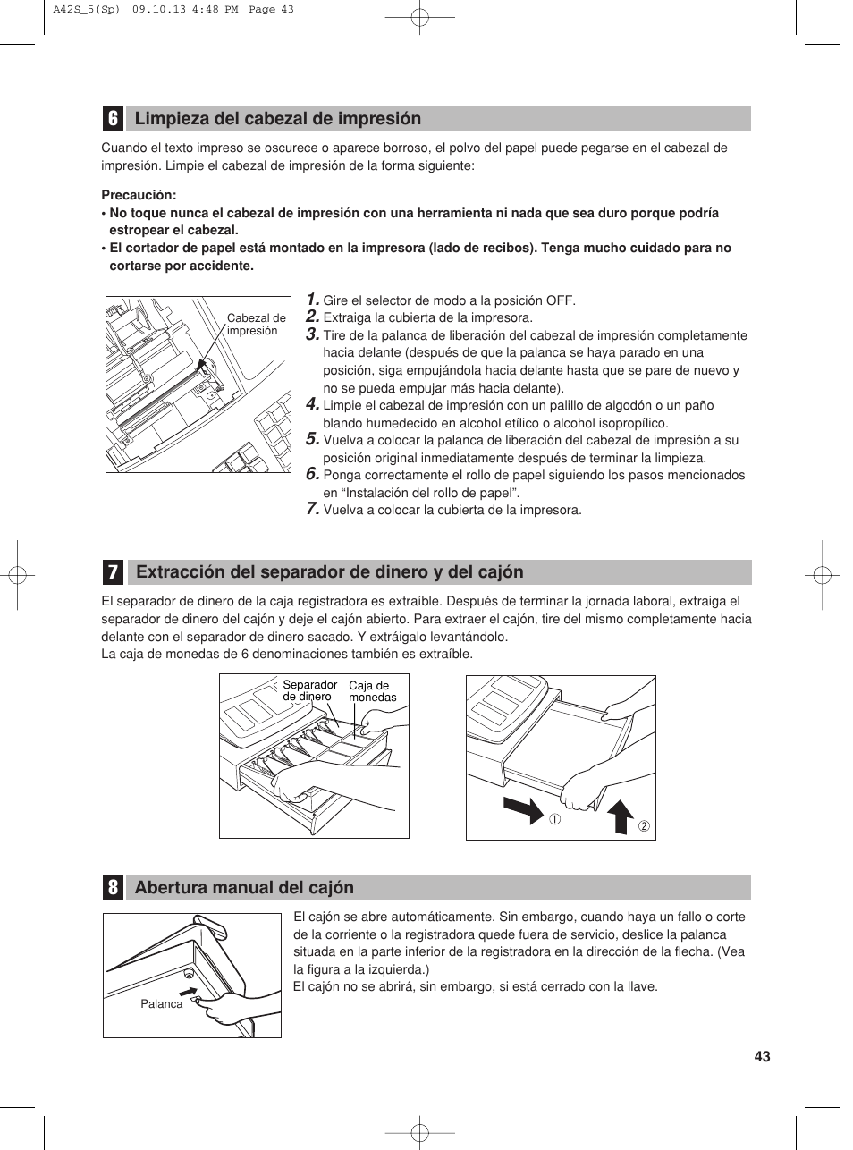 Sharp XE-A42S User Manual | Page 127 / 132