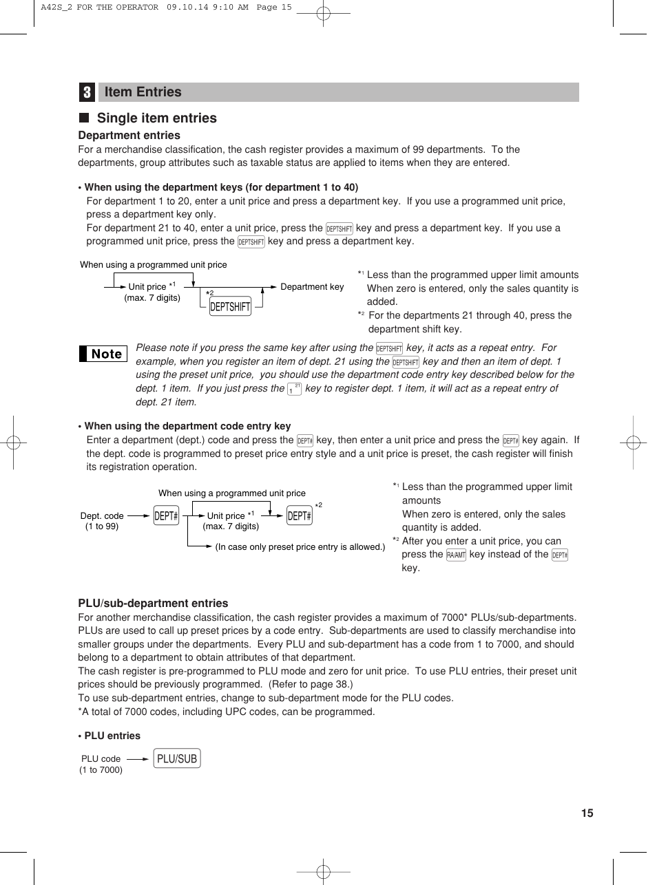 Sharp XE-A42S User Manual | Page 17 / 132