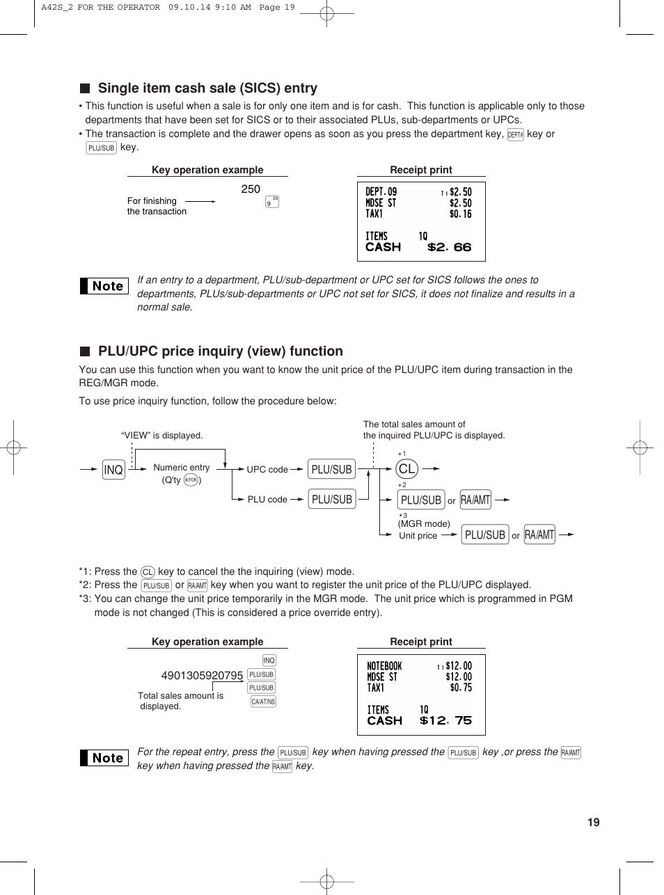 Pl p q, P p a | Sharp XE-A42S User Manual | Page 21 / 132