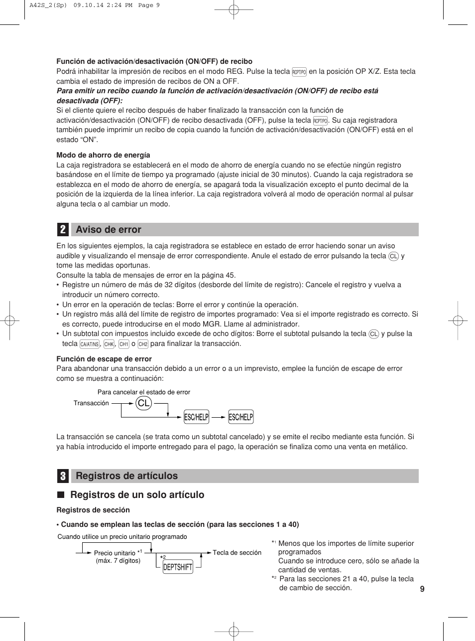 Sharp XE-A42S User Manual | Page 93 / 132