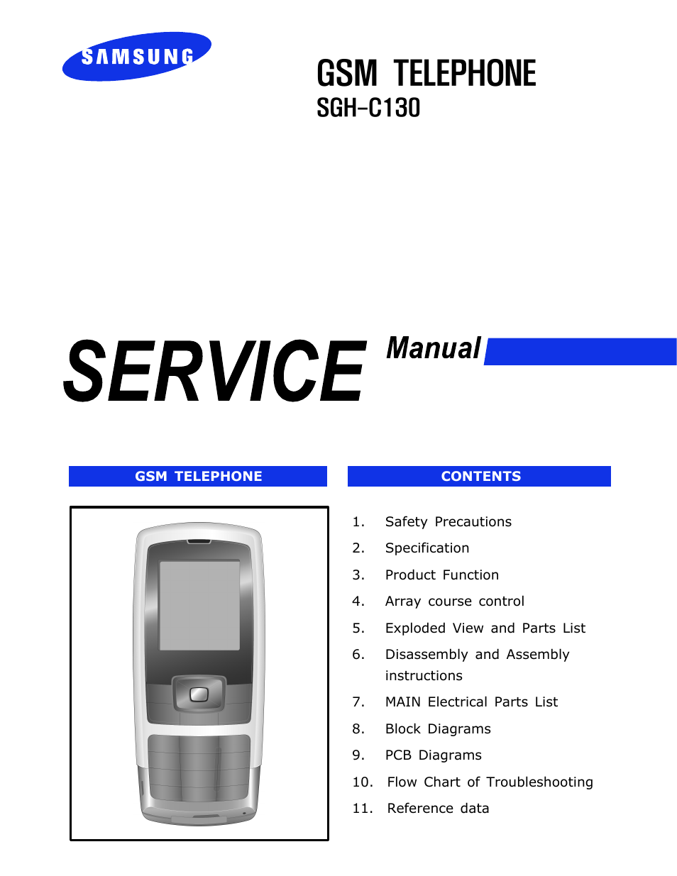 Sharp SGH-C130 User Manual | 60 pages