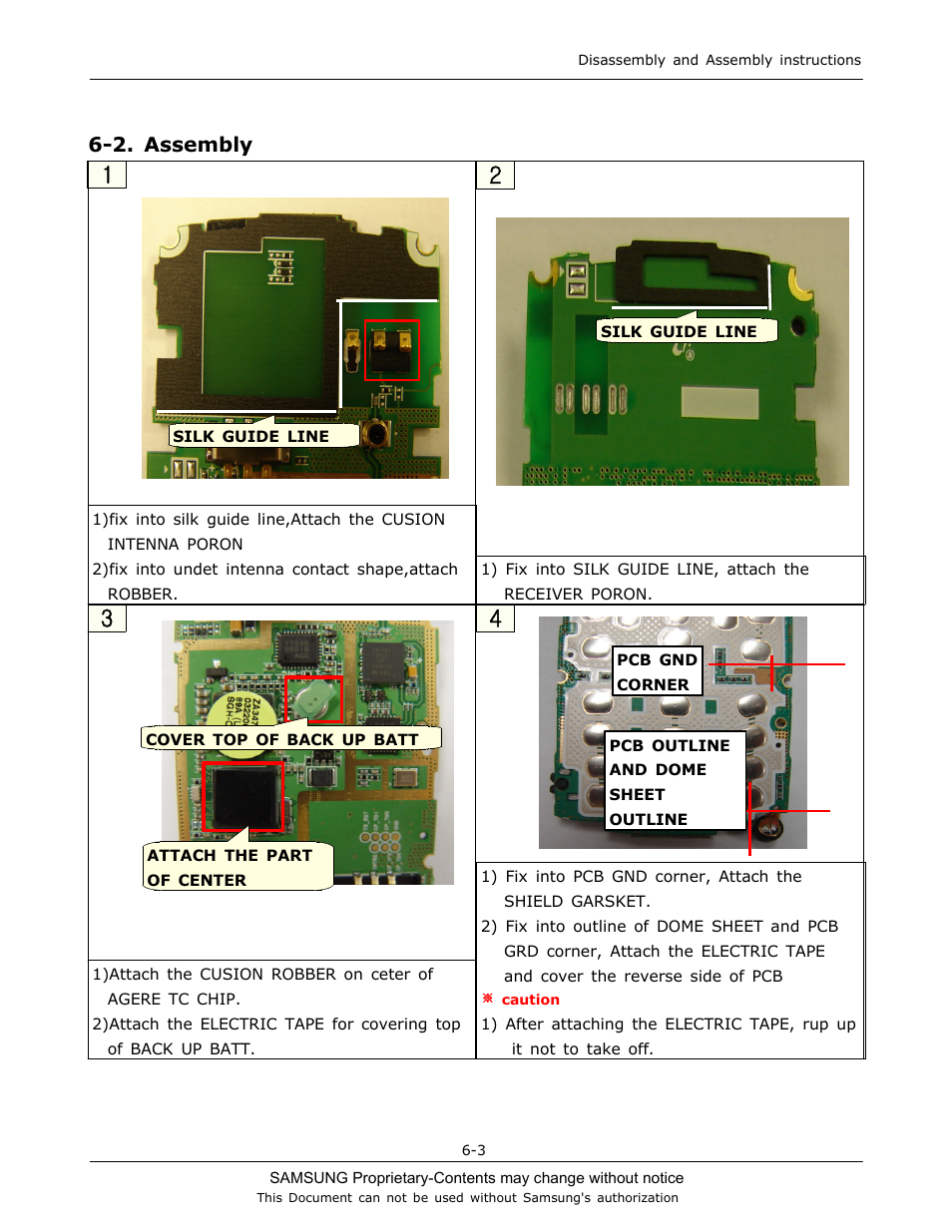 2. assembly | Sharp SGH-C130 User Manual | Page 20 / 60