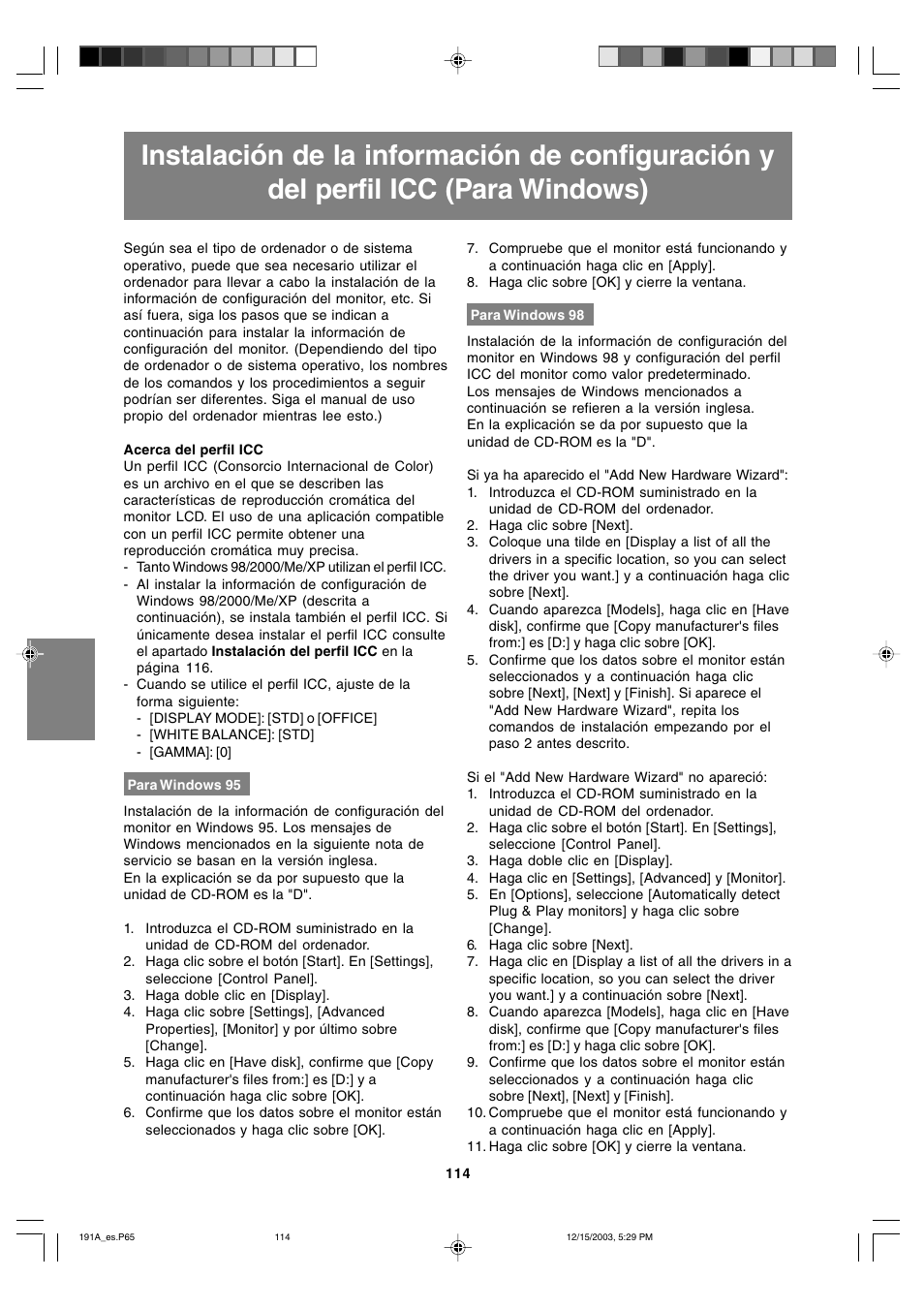 Sharp LL-191A User Manual | Page 114 / 148