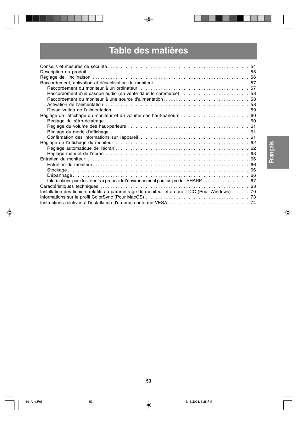 Sharp LL-191A User Manual | Page 53 / 148