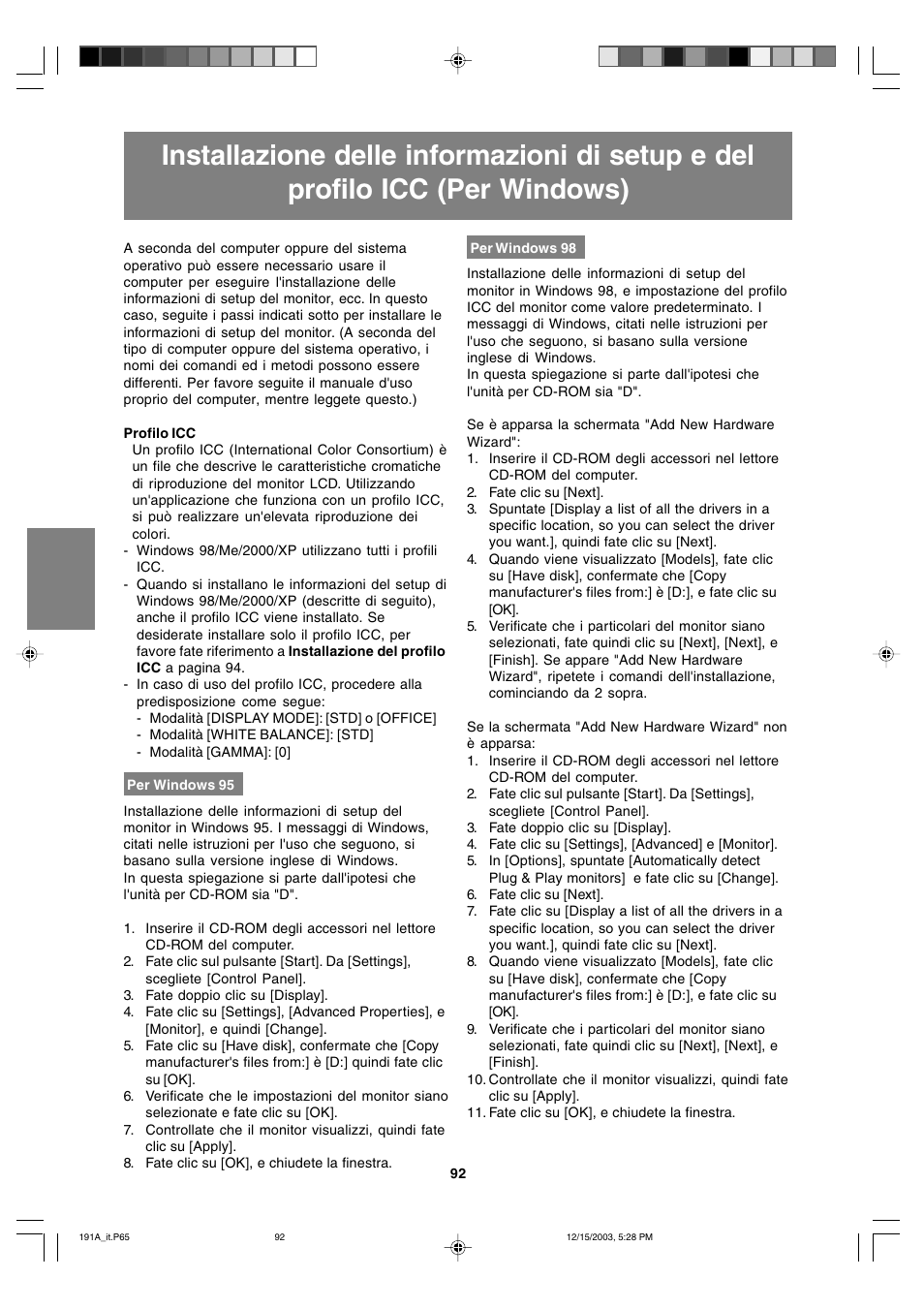 Sharp LL-191A User Manual | Page 92 / 148