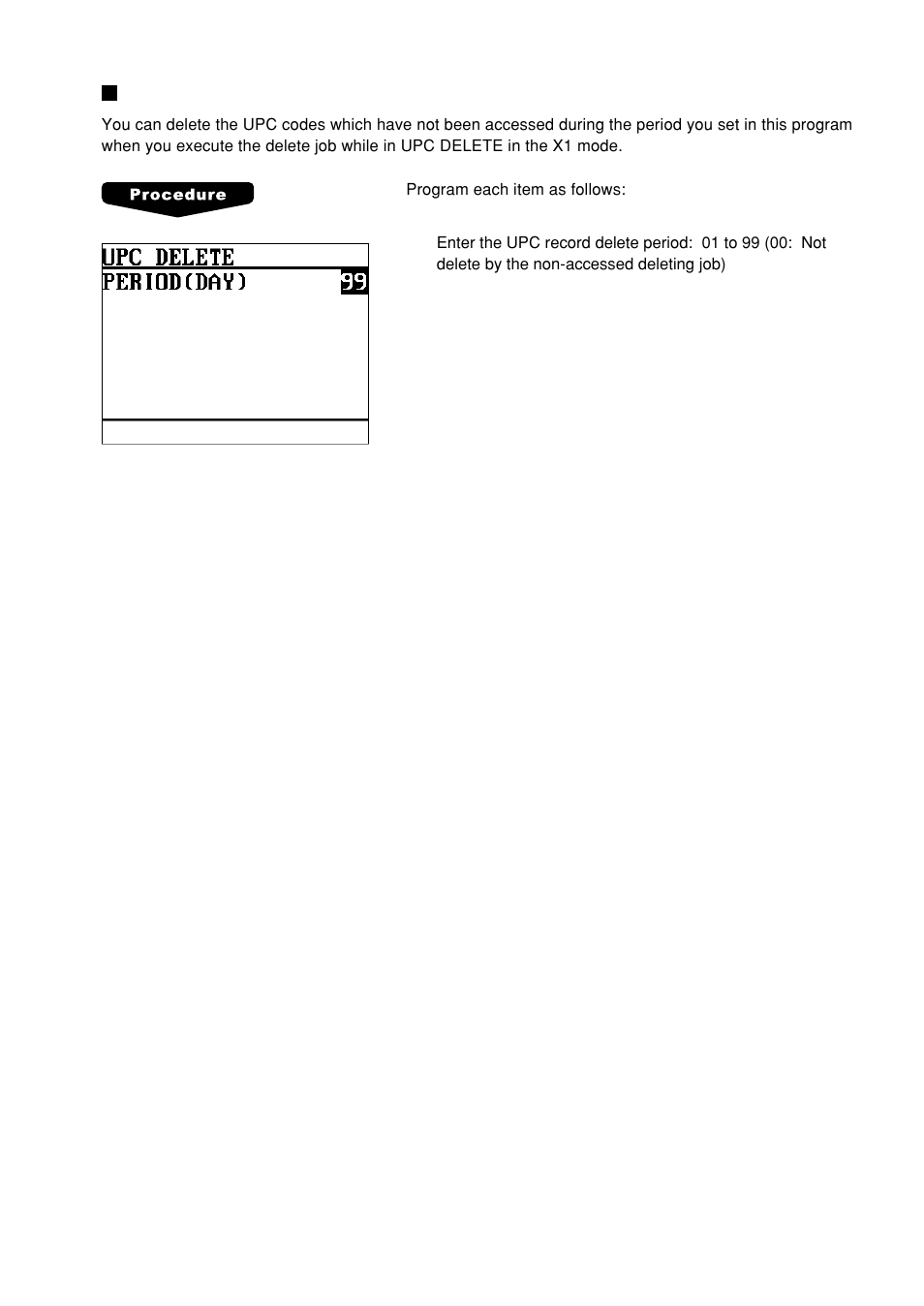 Upc delete | Sharp UP-600 User Manual | Page 113 / 226