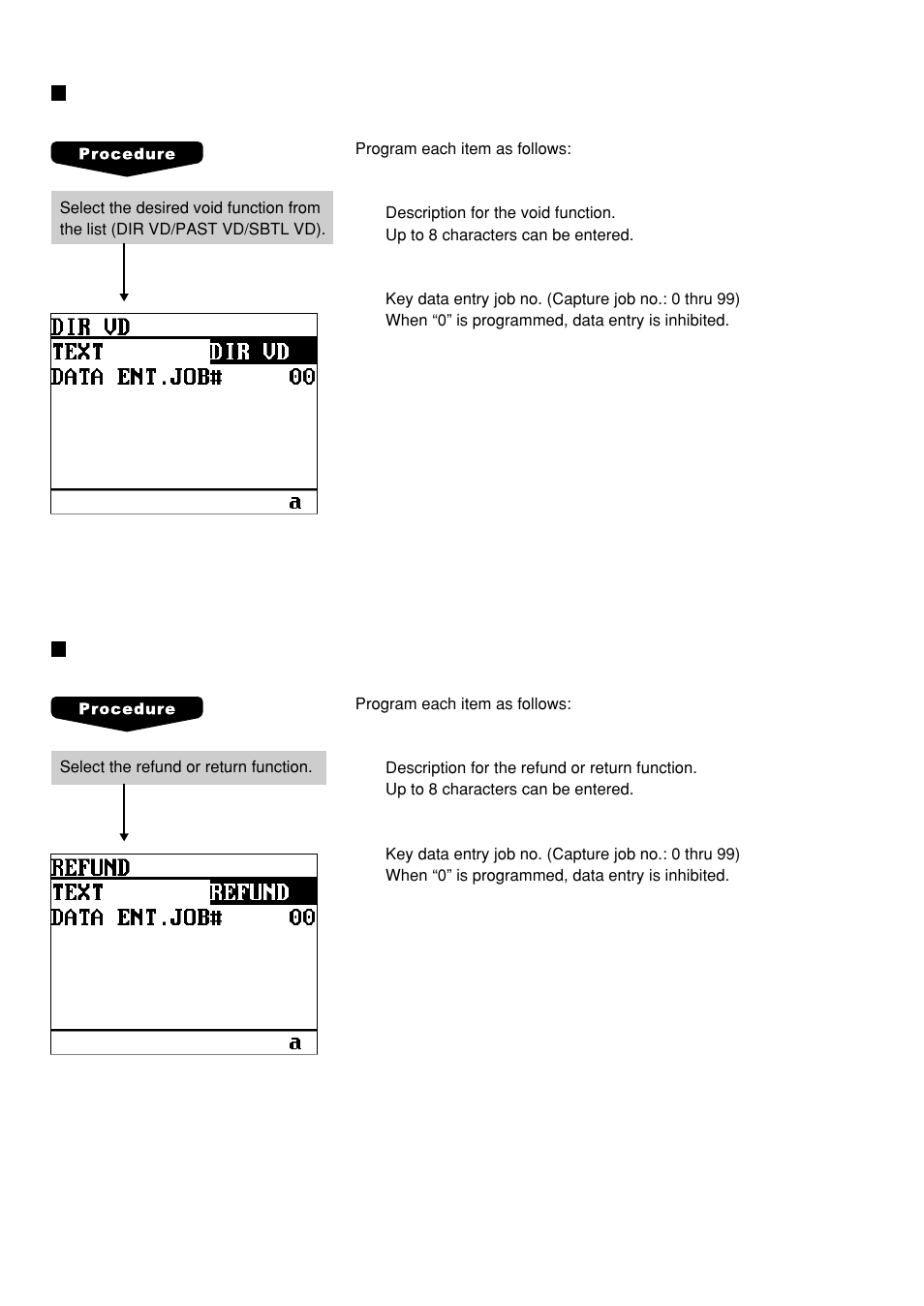 Void, Refund | Sharp UP-600 User Manual | Page 126 / 226