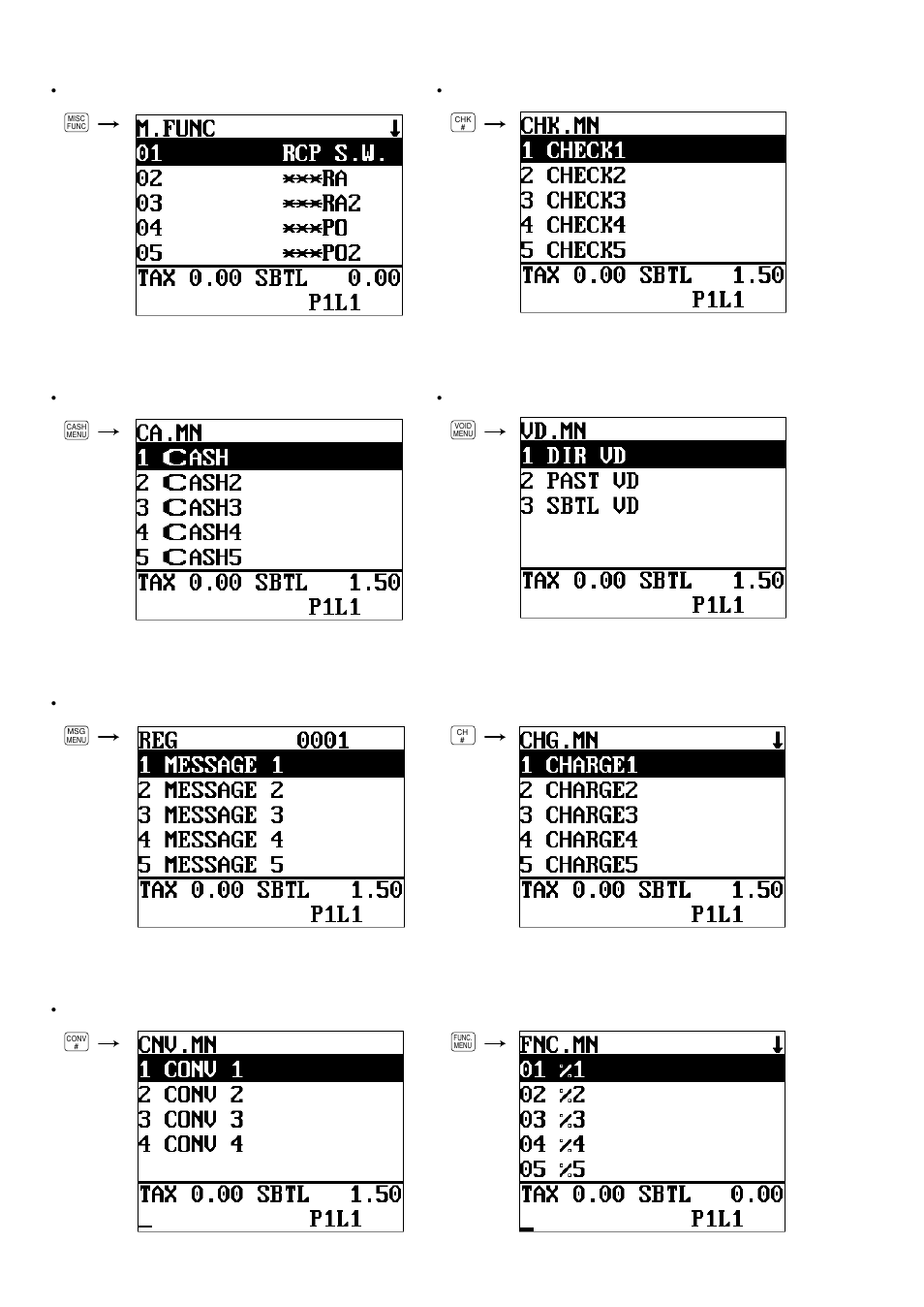 Sharp UP-600 User Manual | Page 20 / 226