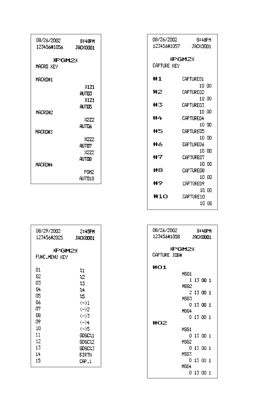 Sharp UP-600 User Manual | Page 213 / 226