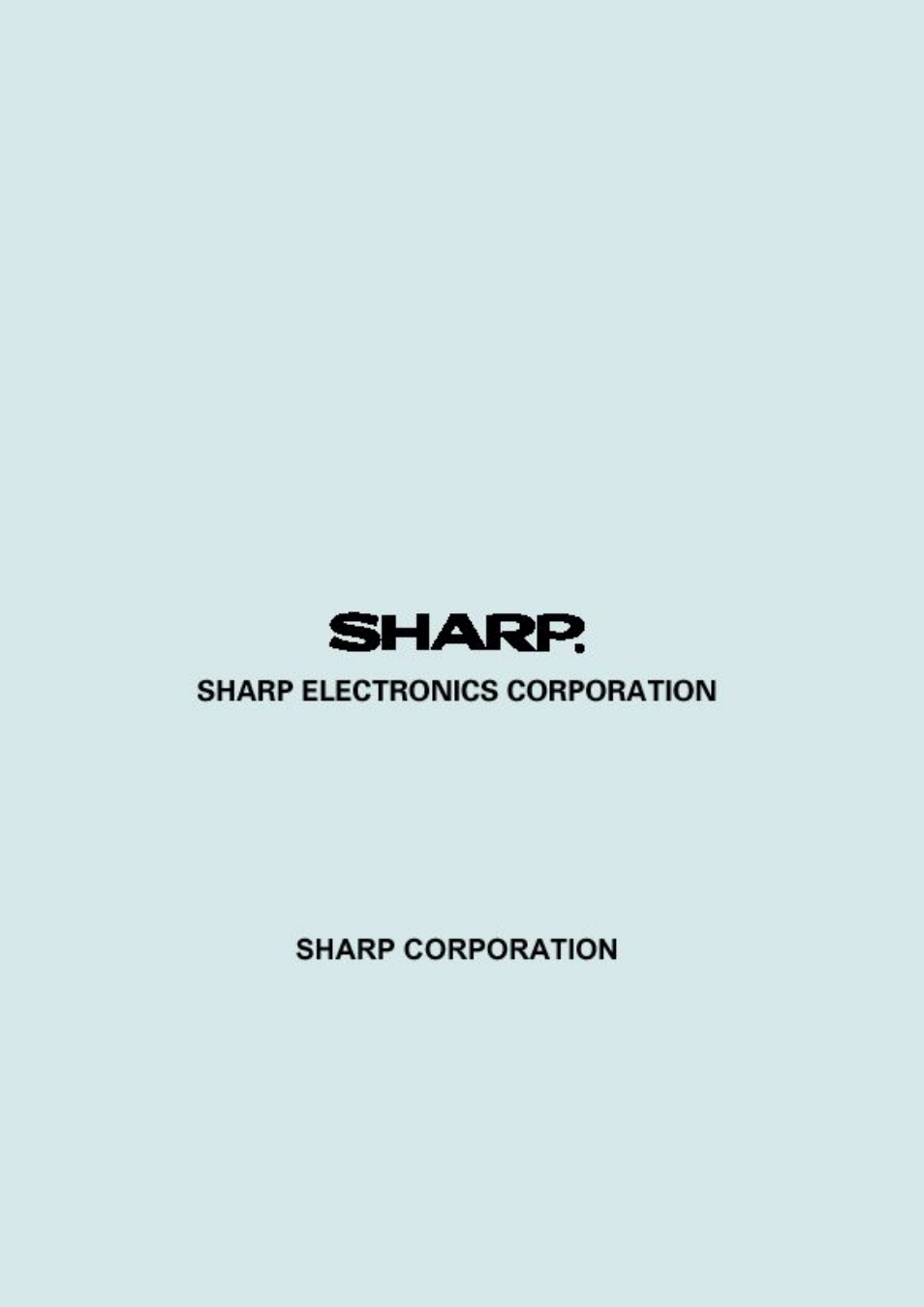 Sharp UP-600 User Manual | Page 226 / 226