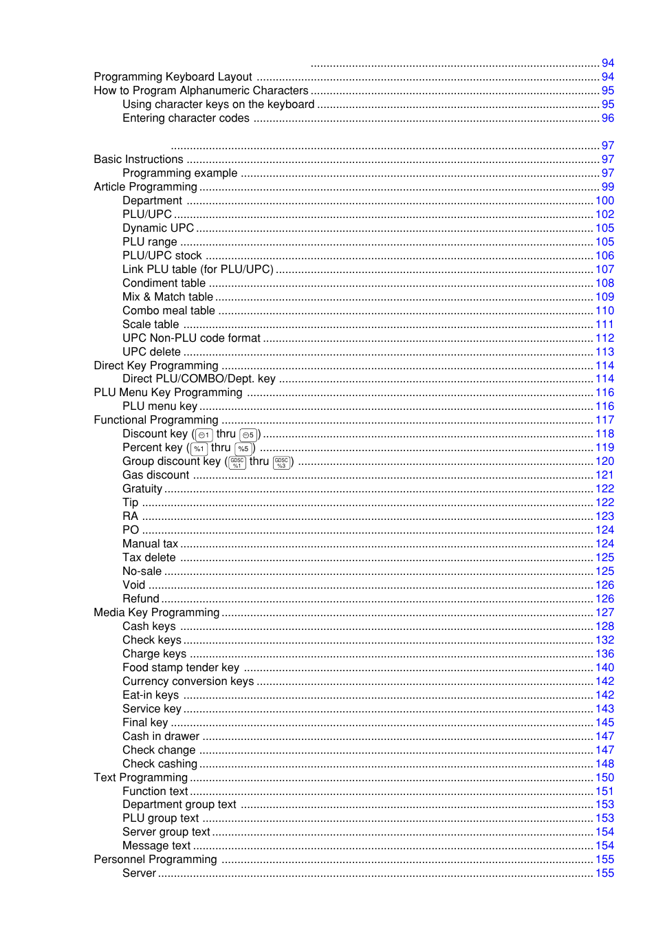 Sharp UP-600 User Manual | Page 5 / 226