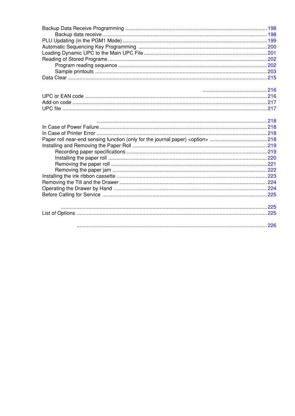 Sharp UP-600 User Manual | Page 7 / 226