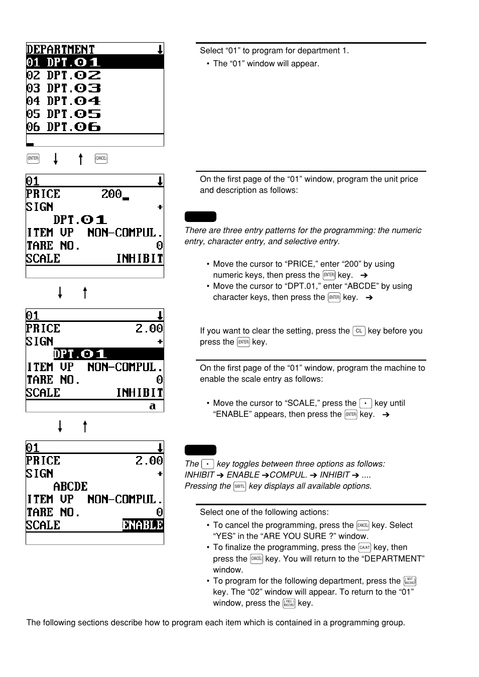 Sharp UP-600 User Manual | Page 98 / 226