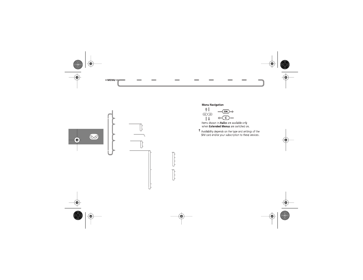 Call related features menu | Motorola Talkabout 189 User Manual | Page 60 / 125