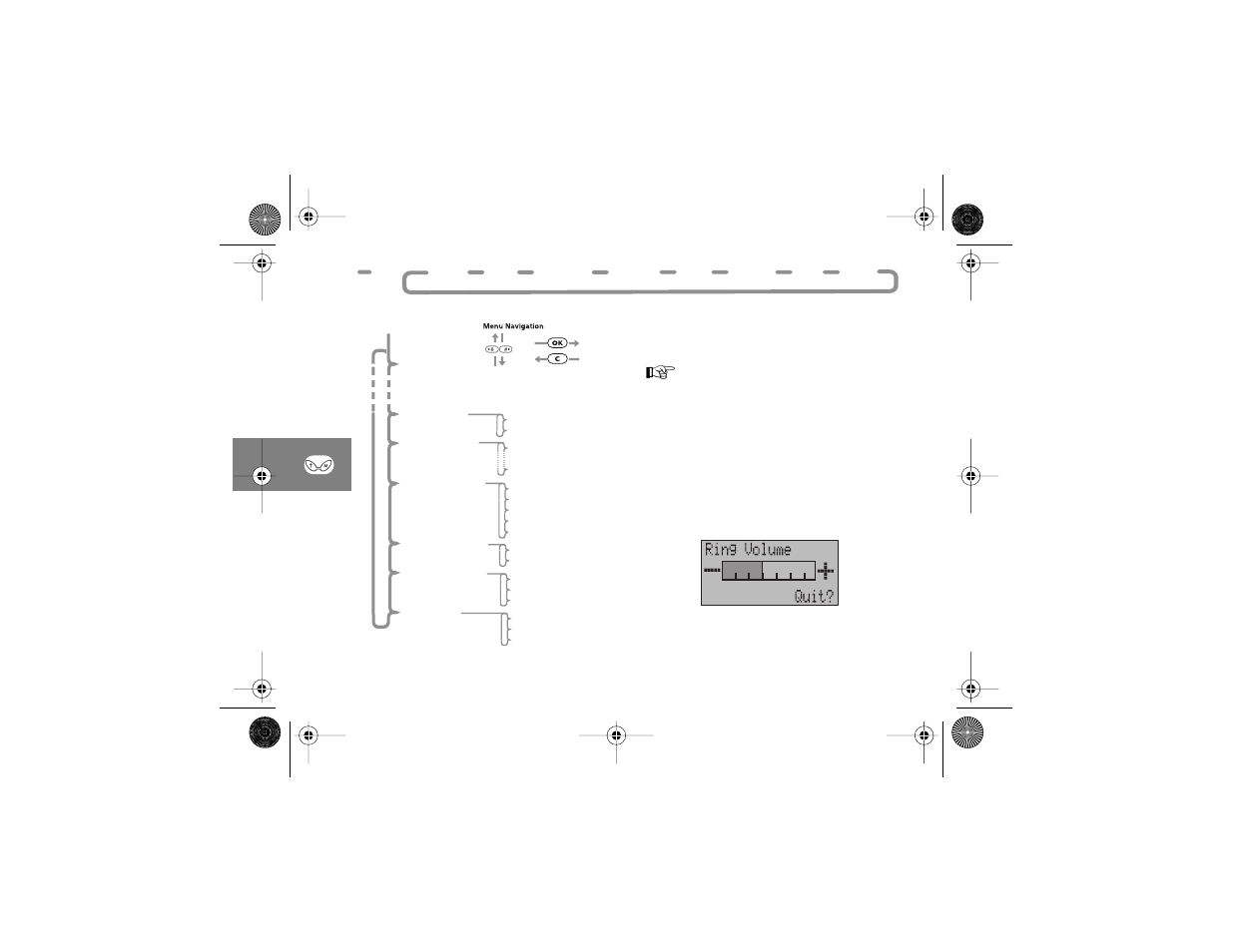 Select phone line, Adjust ring volume | Motorola Talkabout 189 User Manual | Page 78 / 125