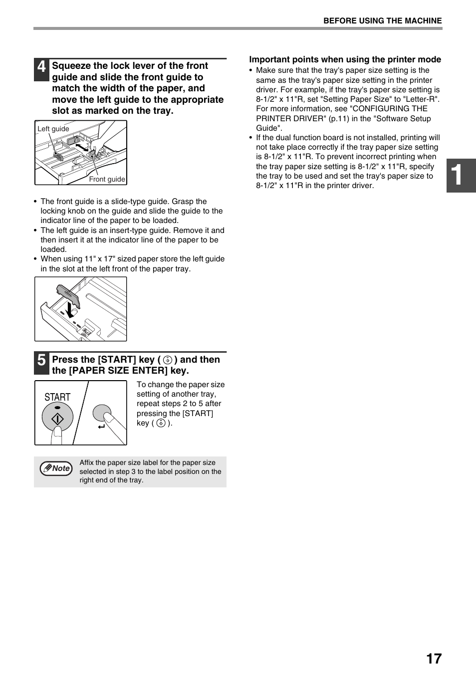 Sharp AR-M205 User Manual | Page 19 / 96