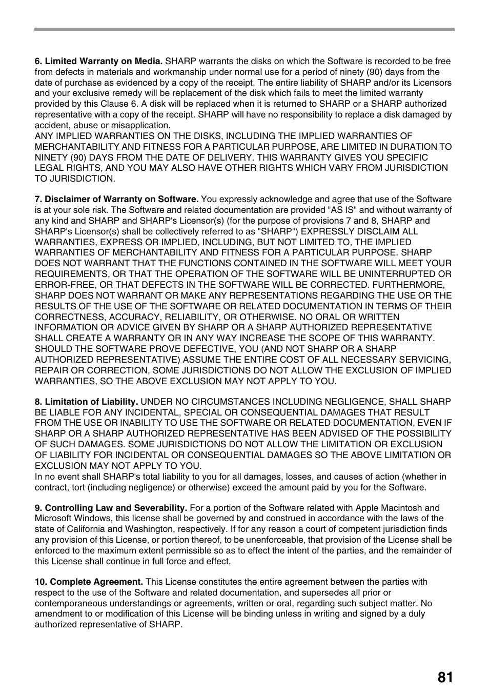 Sharp AR-M205 User Manual | Page 83 / 96