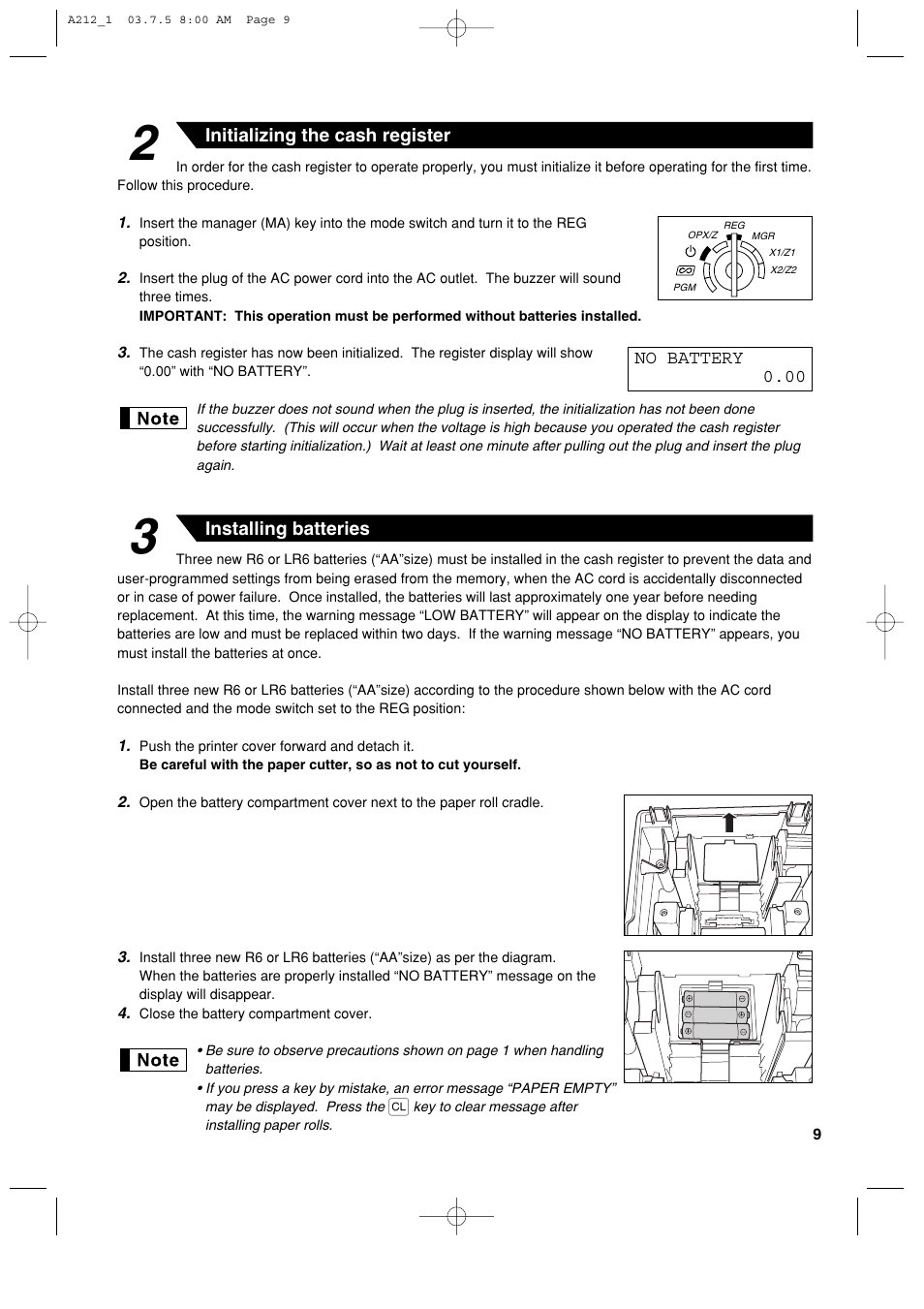 Sharp XE-A212 User Manual | Page 11 / 82