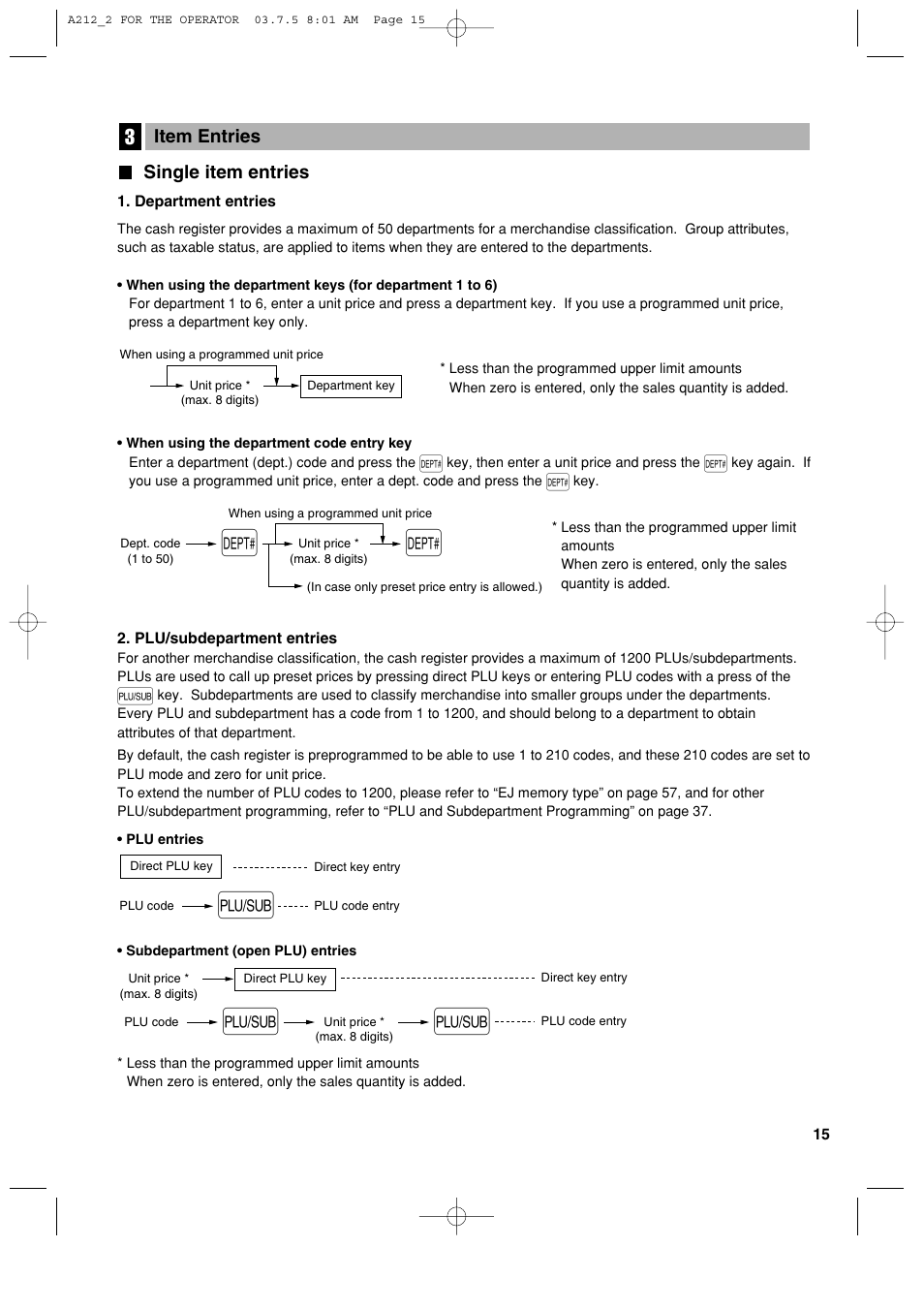 Sharp XE-A212 User Manual | Page 17 / 82