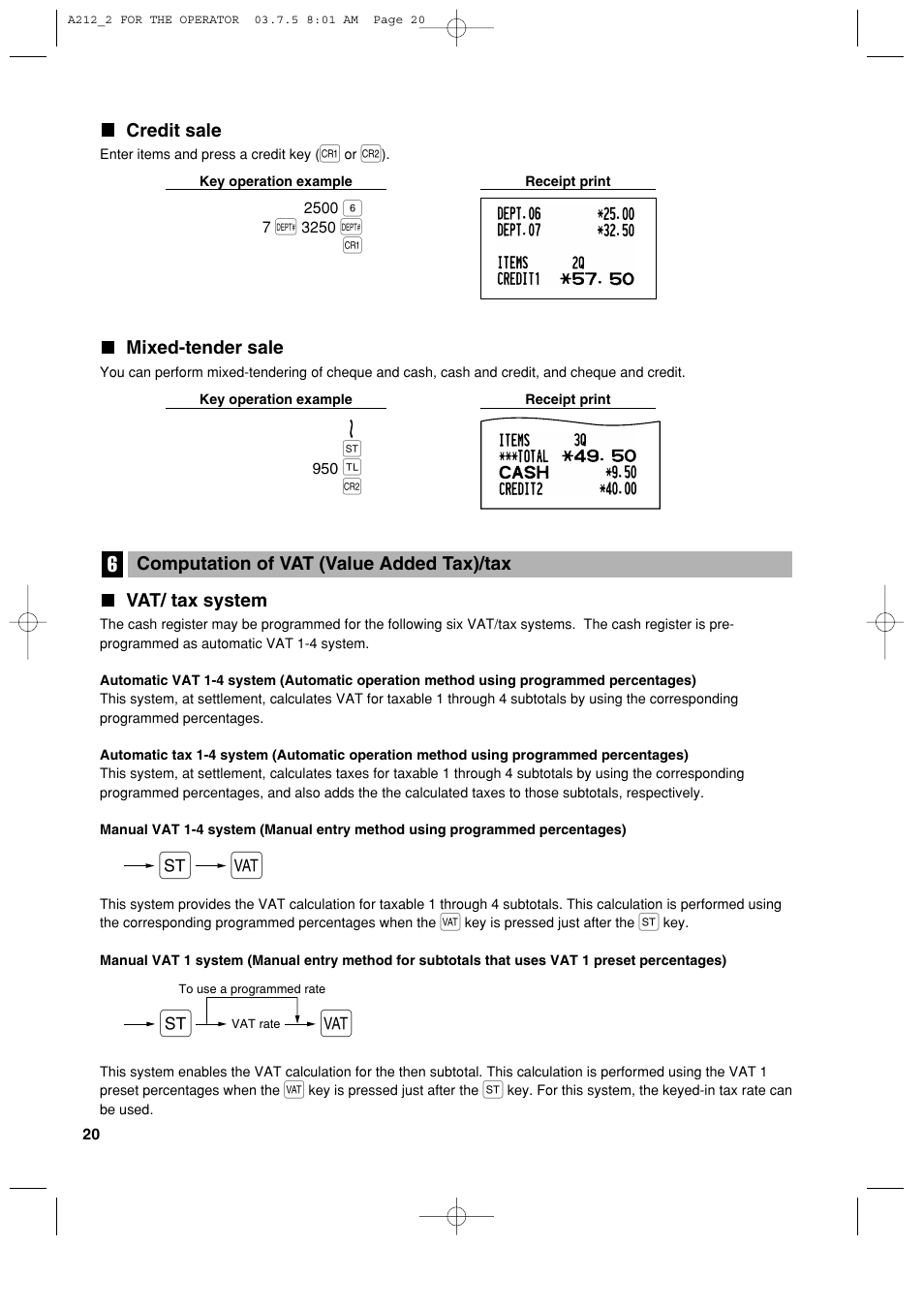 Sharp XE-A212 User Manual | Page 22 / 82