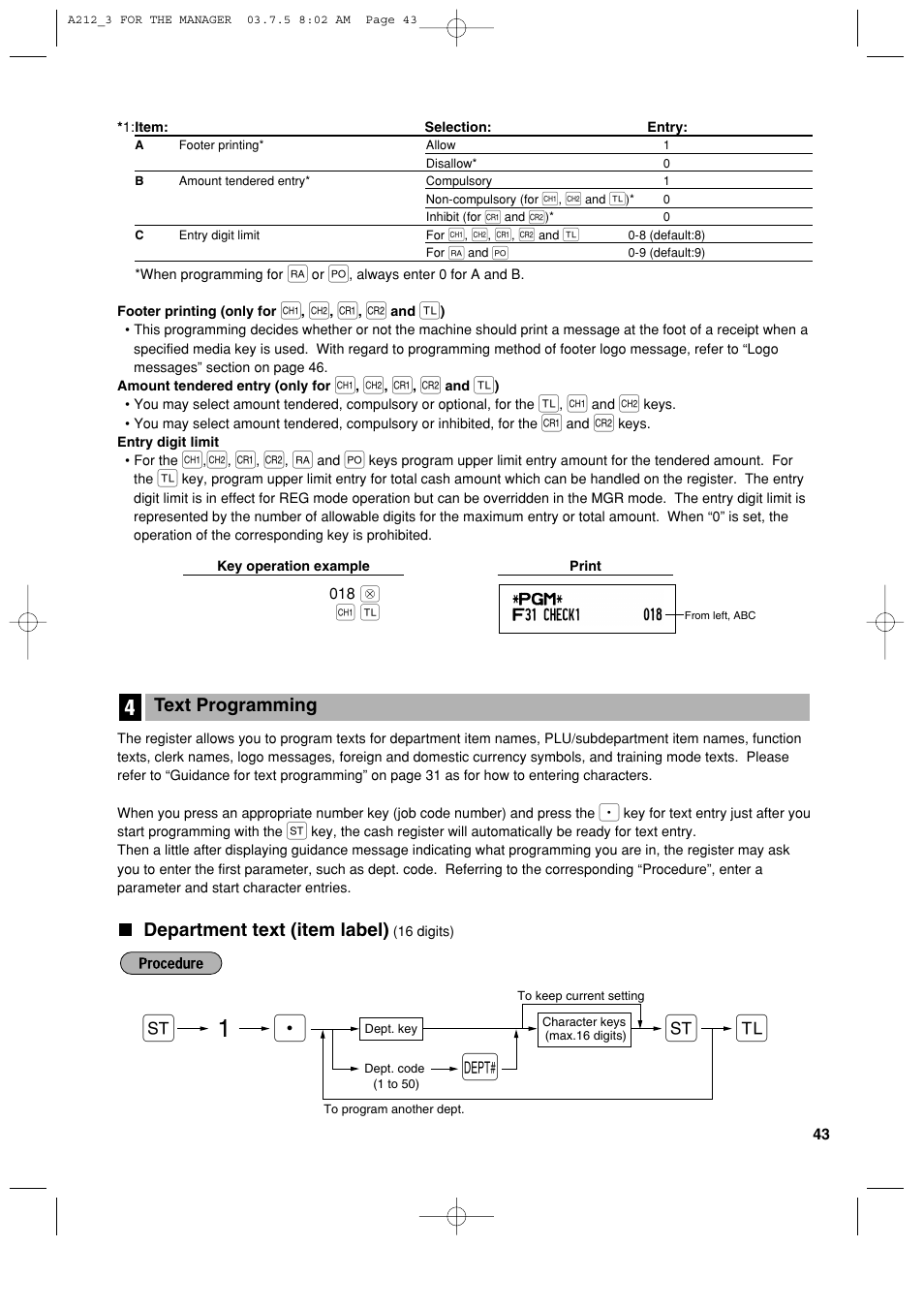 Sharp XE-A212 User Manual | Page 45 / 82