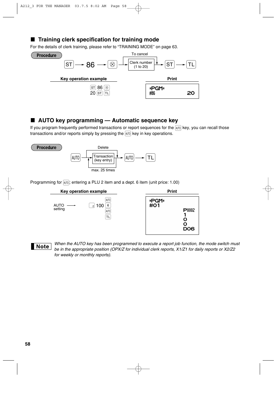 Sharp XE-A212 User Manual | Page 60 / 82