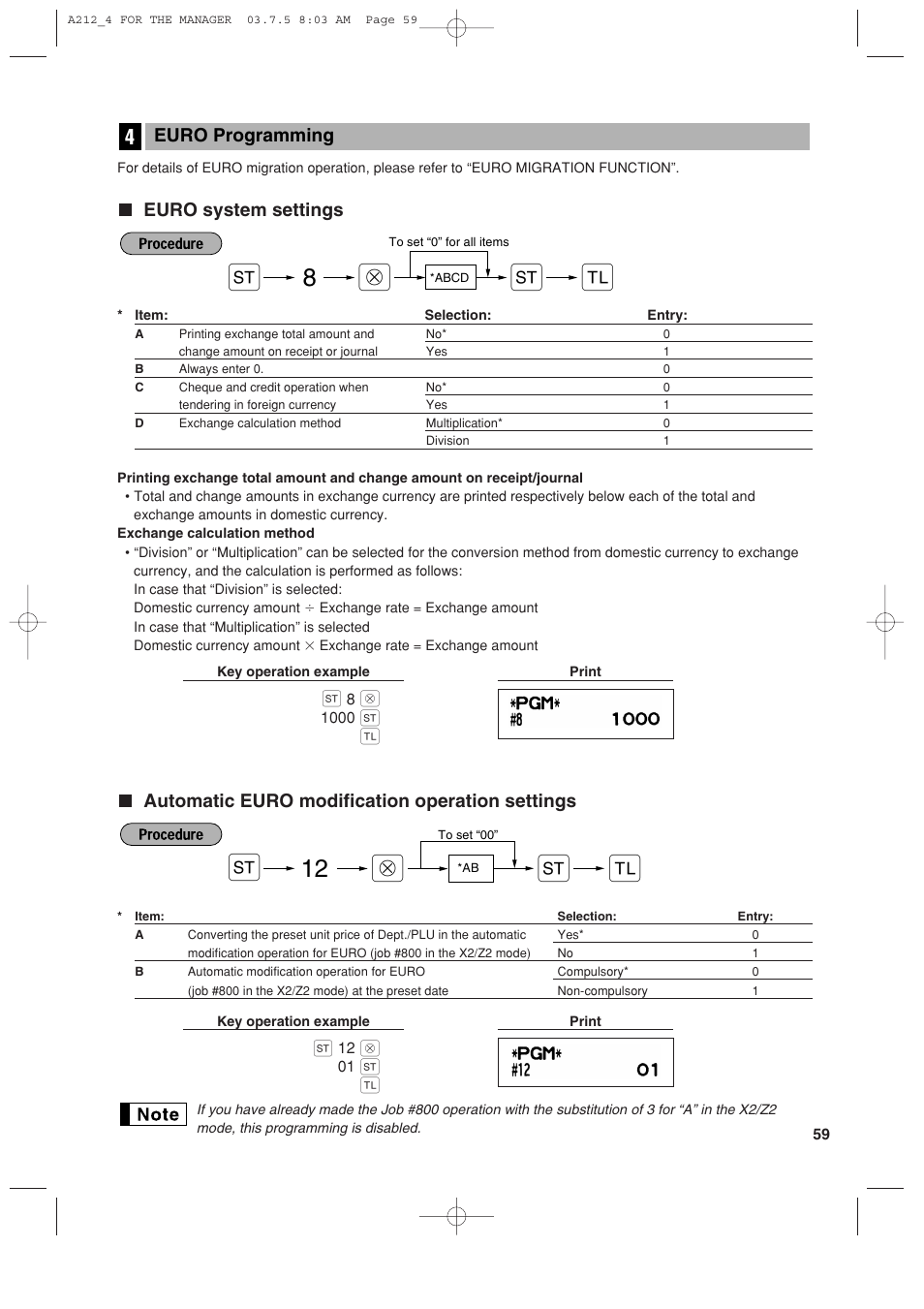 Sharp XE-A212 User Manual | Page 61 / 82