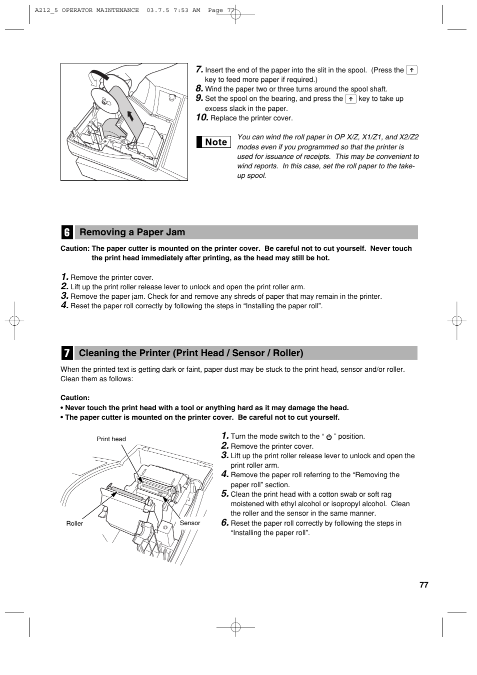 Sharp XE-A212 User Manual | Page 79 / 82