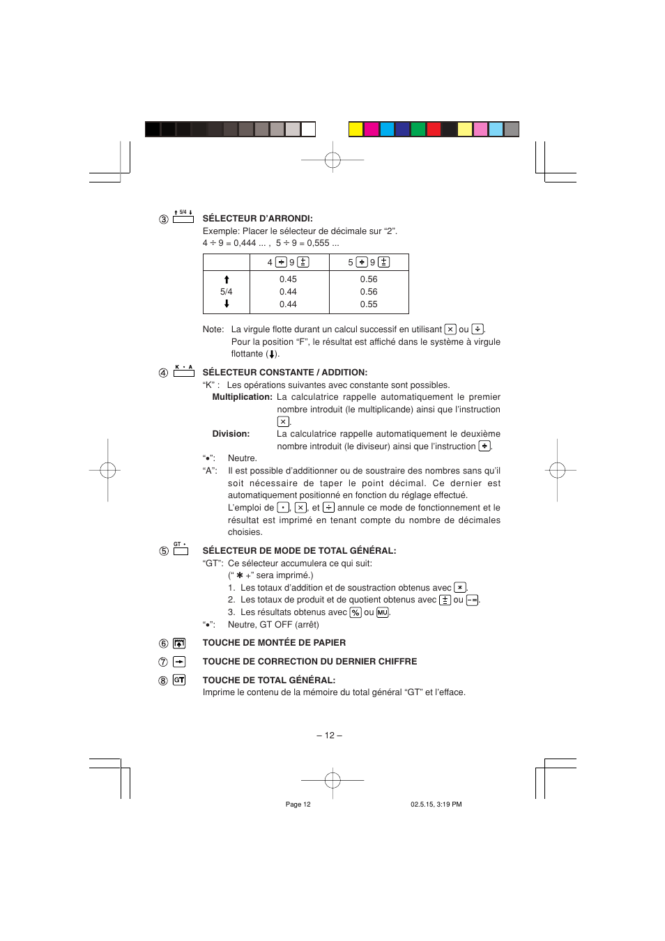 Sharp CS-1194H User Manual | Page 14 / 48