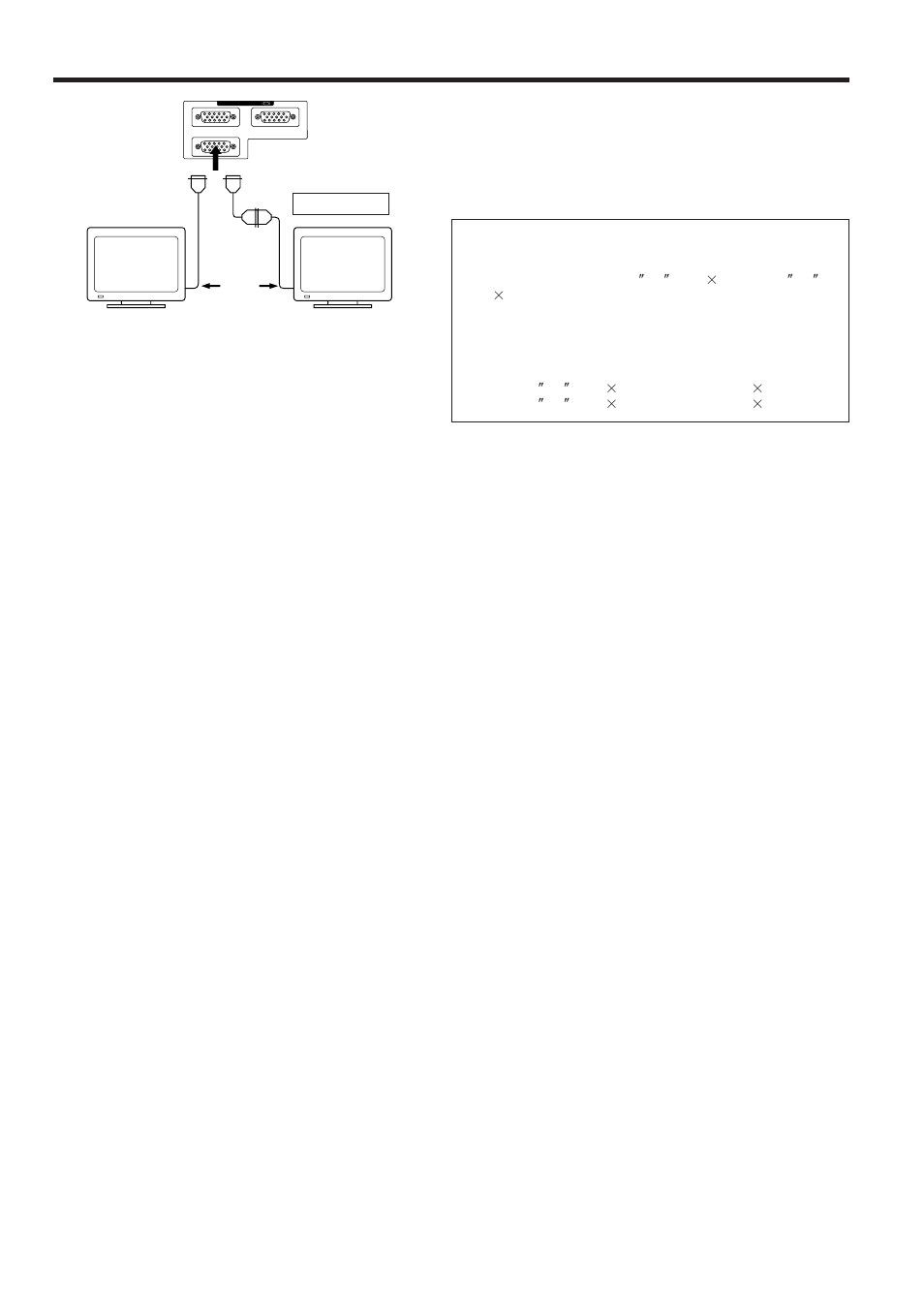 Connecting an external monitor | Sharp XG-NV2SB User Manual | Page 18 / 40