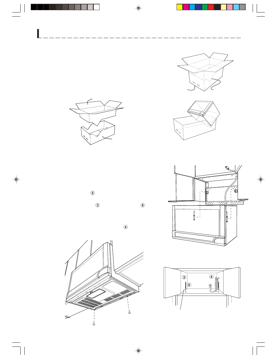 Mounting oven to the wall | Sharp R-1210 User Manual | Page 10 / 32