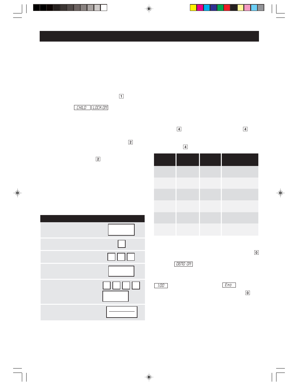 Custom help, Help, Demonstration mode | Sharp R-1210 User Manual | Page 25 / 32